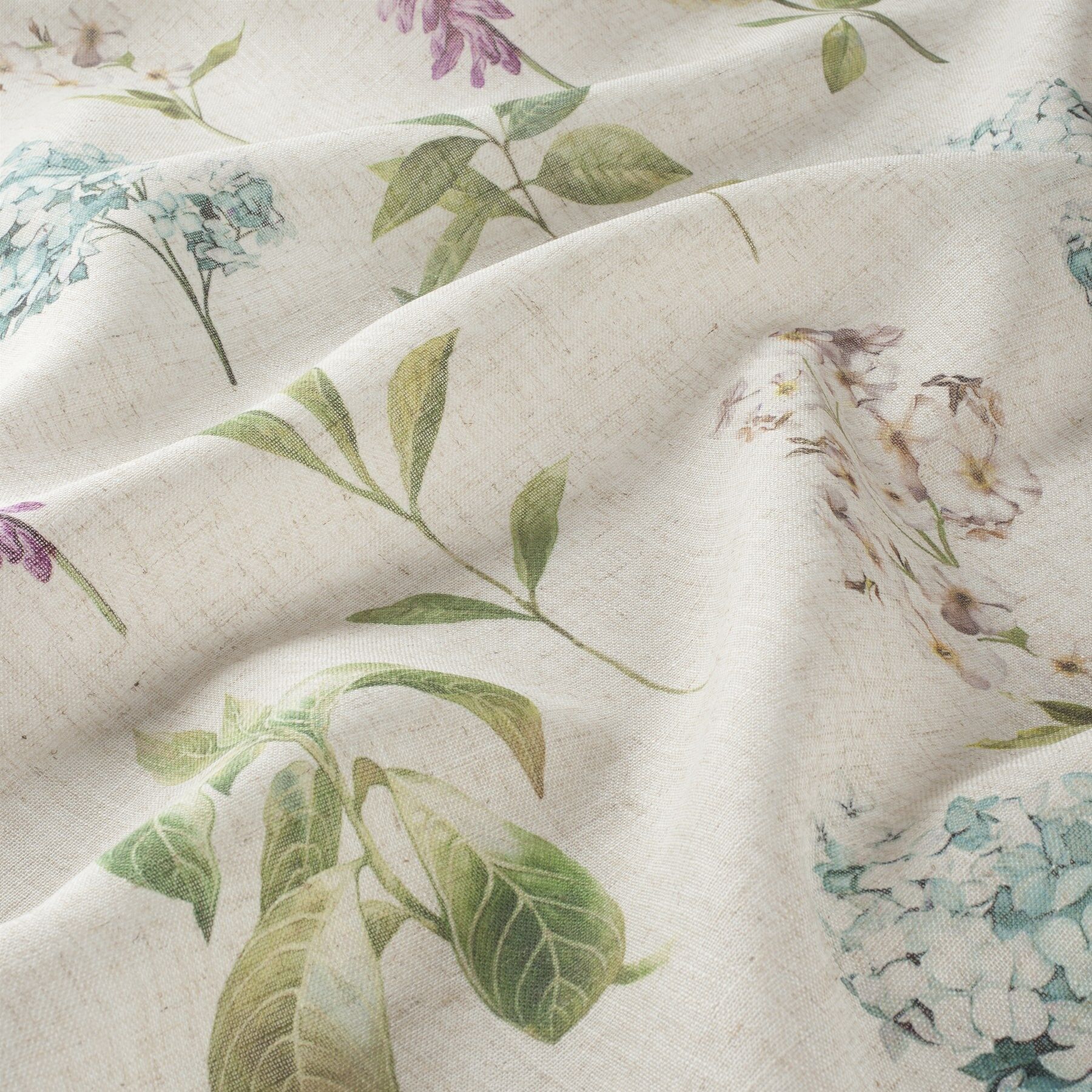 8 1888 080 Florentina Jab Vorhangstoff Meterware Mit Blumenmuster Beige Rosa Blau