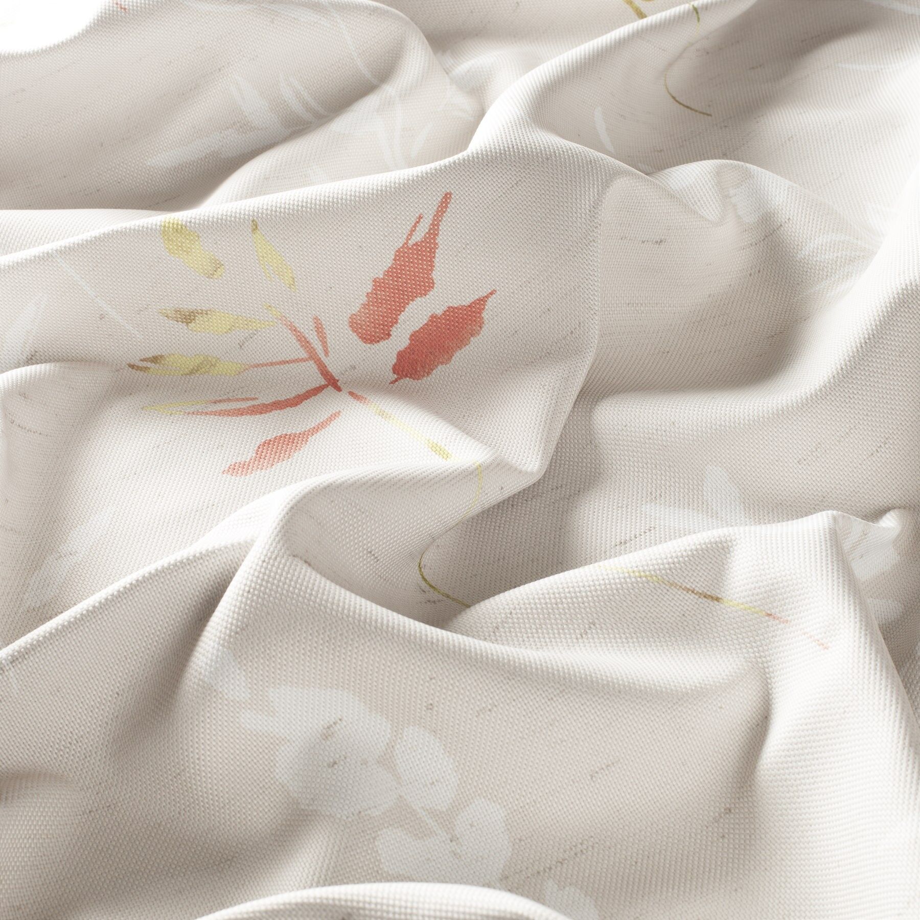 8 8042 030 Finja Fr Jab Vorhangstoff Meterware Mit Blumenmuster Beige Gruen