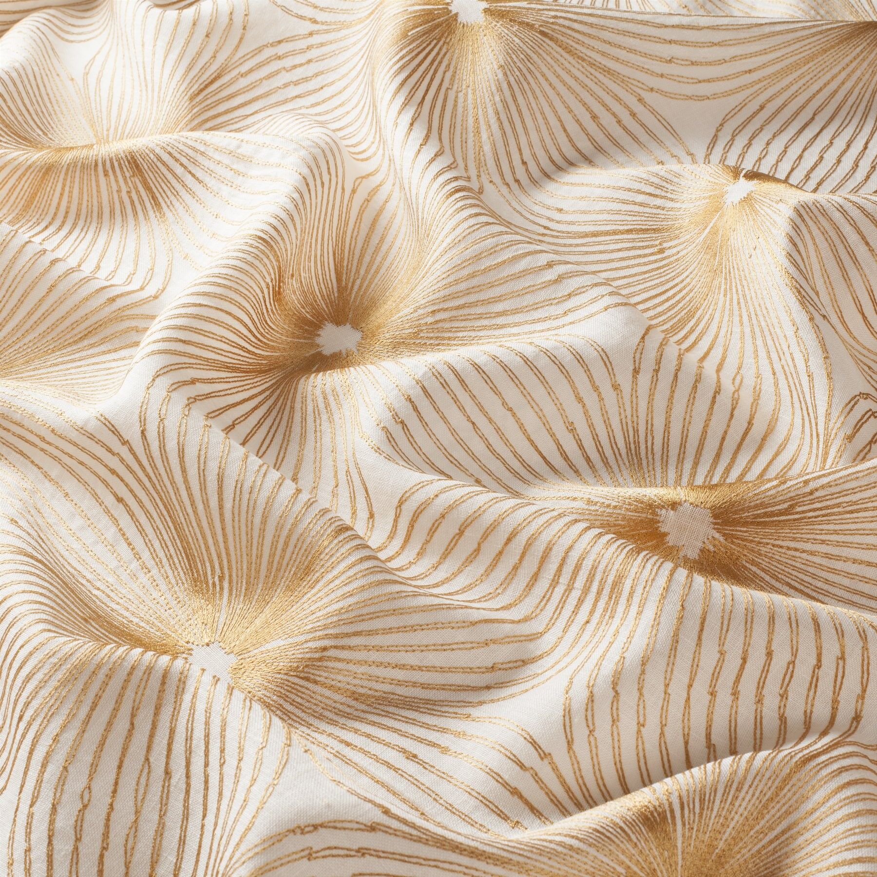 9 7820 060 Tili Jab Vorhangstoff Meterware Gemustert Orange