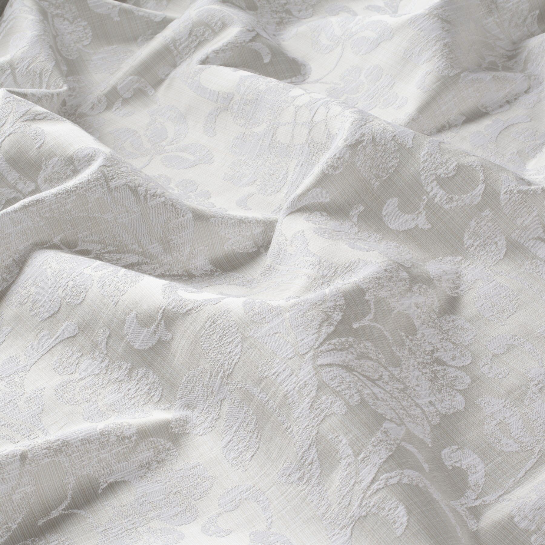 9 7893 070 Felici Jab Vorhangstoff Meterware Mit Blumenmuster Weiss