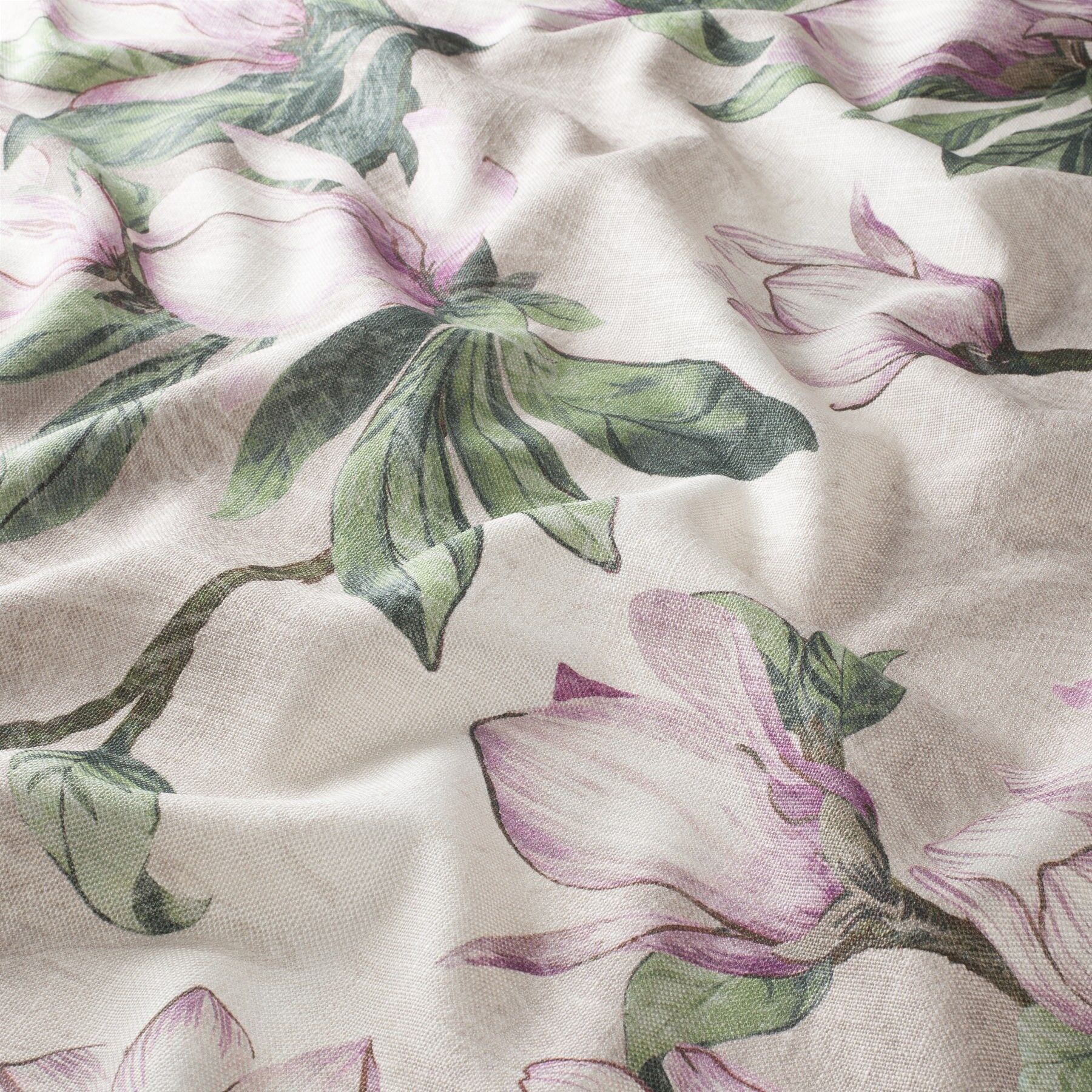 Ca1692 070 Timeless Beauty Jab Vorhangstoff Meterware Mit Blumenmuster Beige Rosa