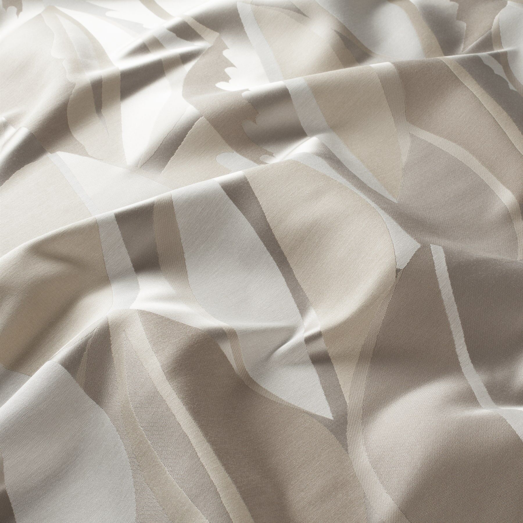 Ja7085 070 Bosco Jab Vorhangstoff Meterware Gemustert Beige