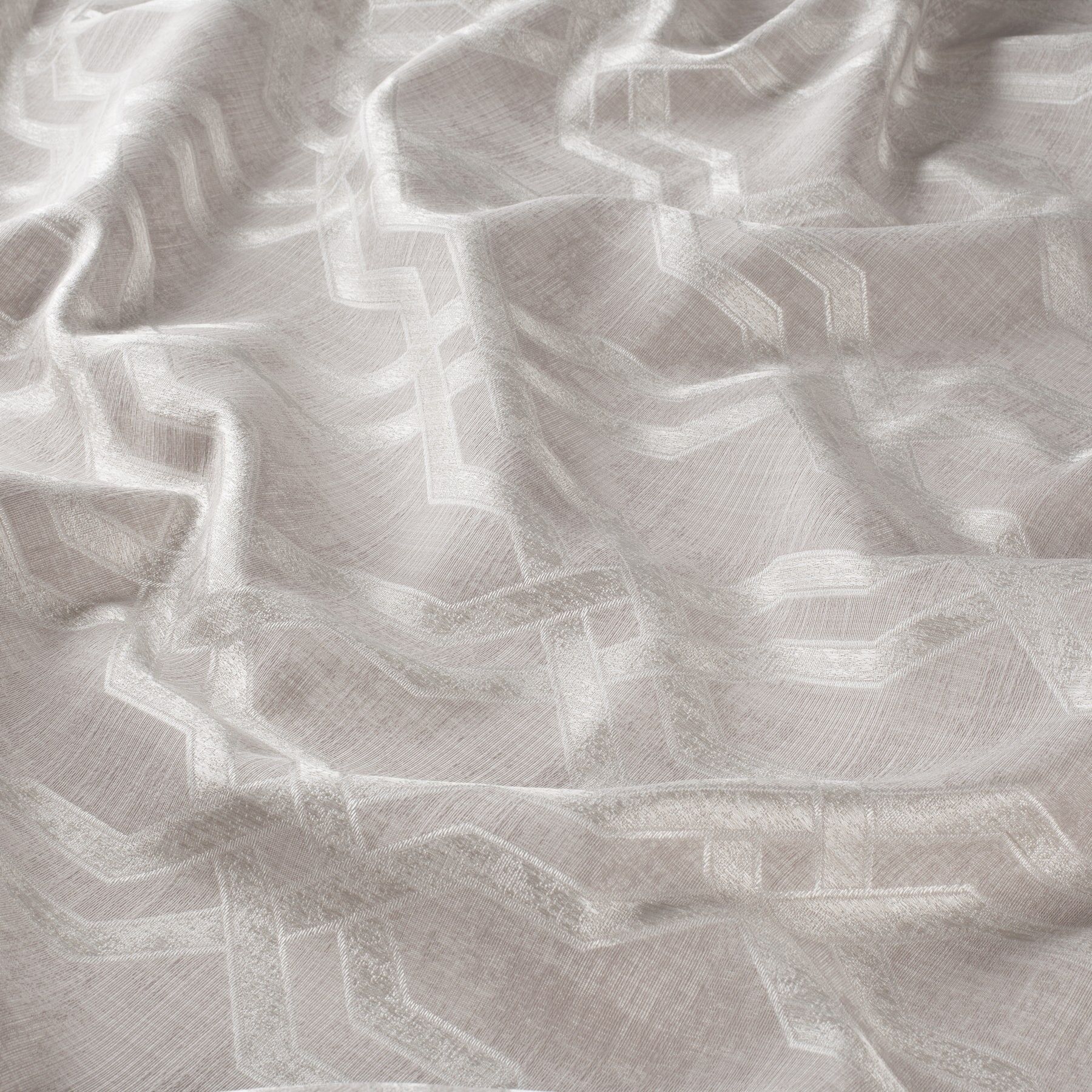 Ja7003 070 Marcato Jab Vorhangstoff Meterware Gemustert Beige