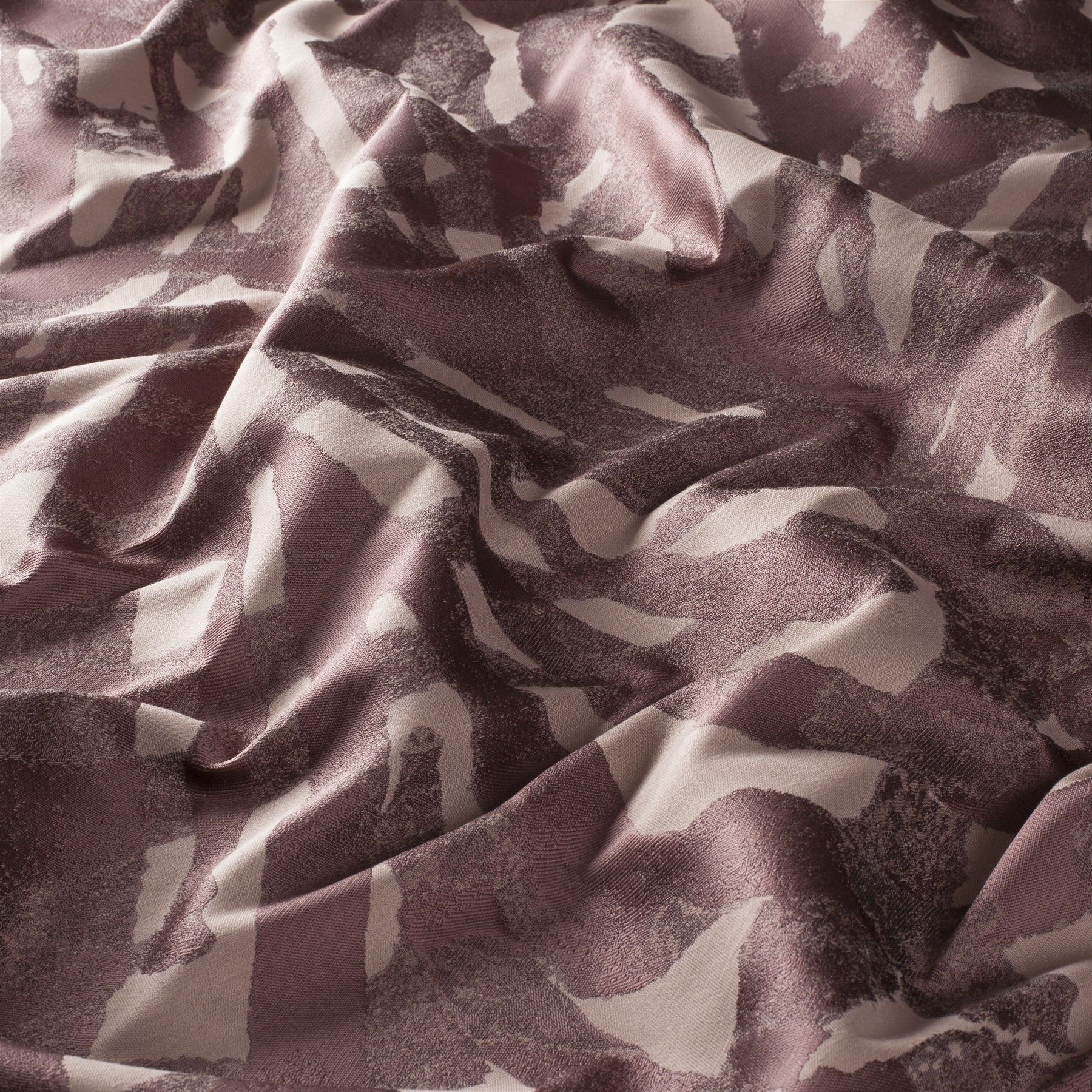 Ja7037 060 Brasilia Jab Vorhangstoff Meterware Gemustert Lila