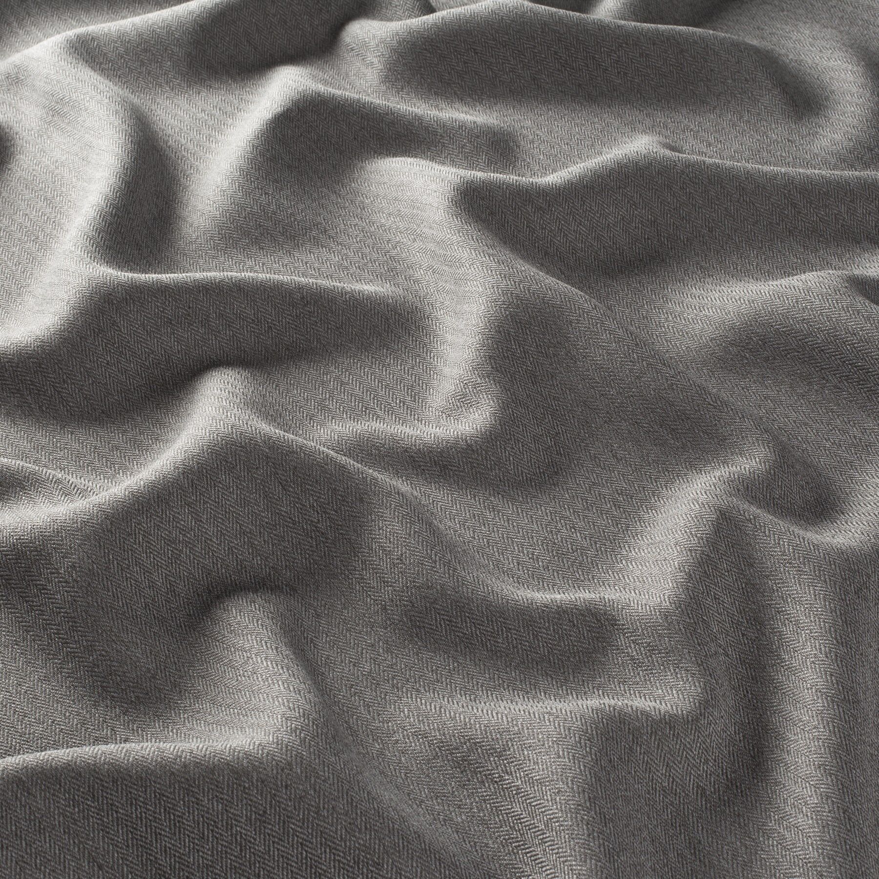 9 6043 092 Rigato Jab Vorhangstoff Meterware Grau