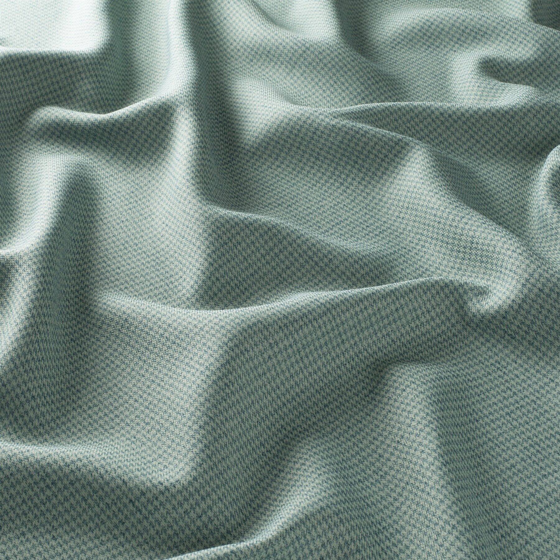 9 6055 083 Casella Jab Vorhangstoff Meterware Gemustert Gruen Blau