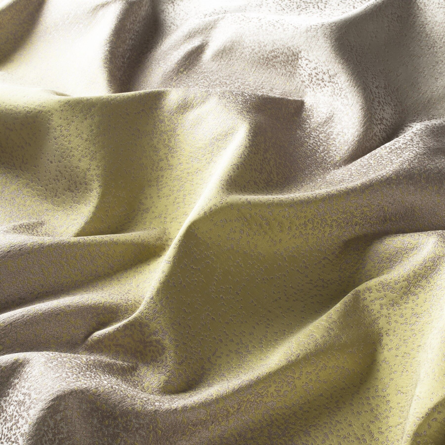 9 7874 030 Corso Jab Vorhangstoff Meterware Gemustert Braun Gelb