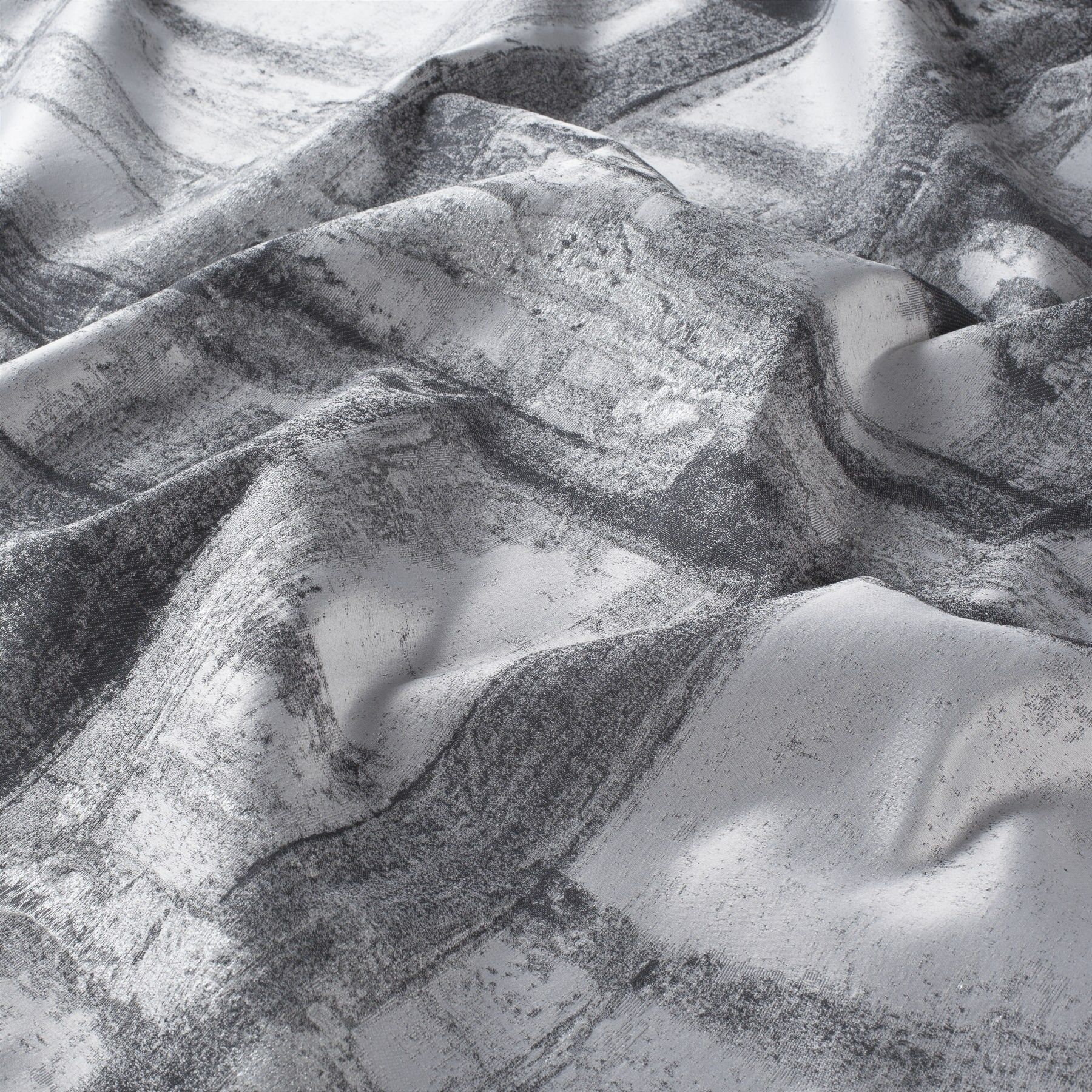 9 7923 091 Granat Jab Vorhangstoff Meterware Gemustert Grau