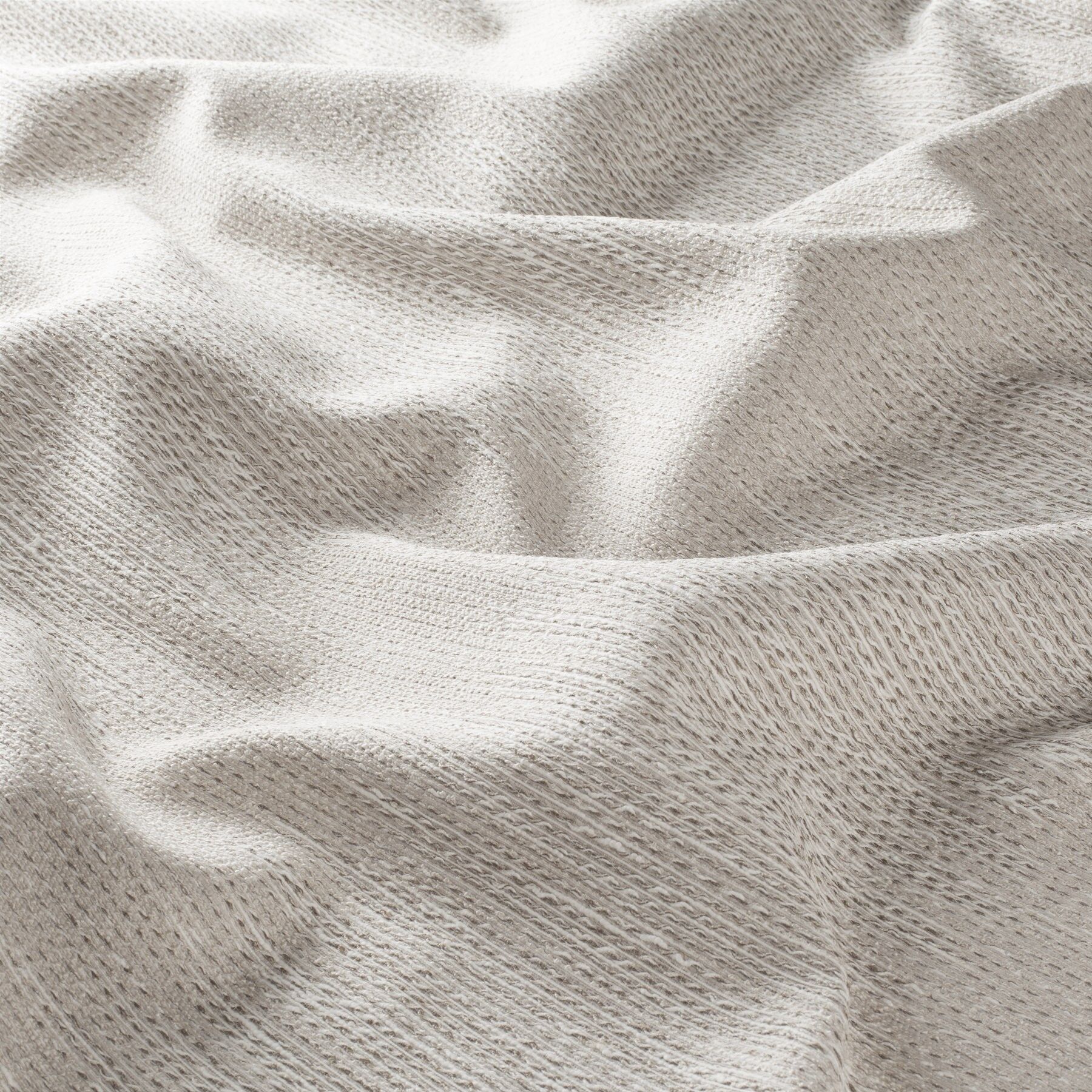 Ca1648 070 Horizons Jab Vorhangstoff Meterware Gemustert Weiss Beige