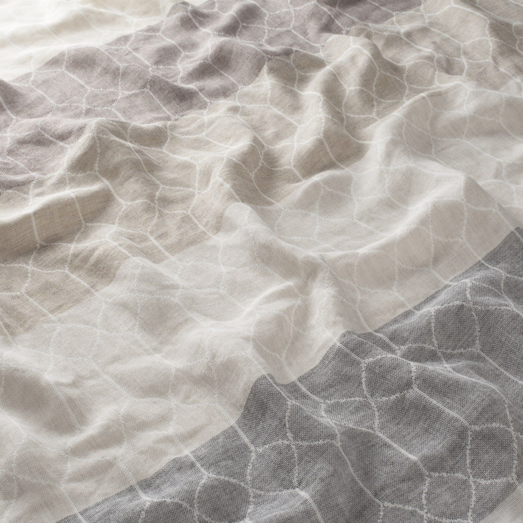 Ca1718 070 Lightscape Jab Vorhangstoff Meterware Gemustert Beige