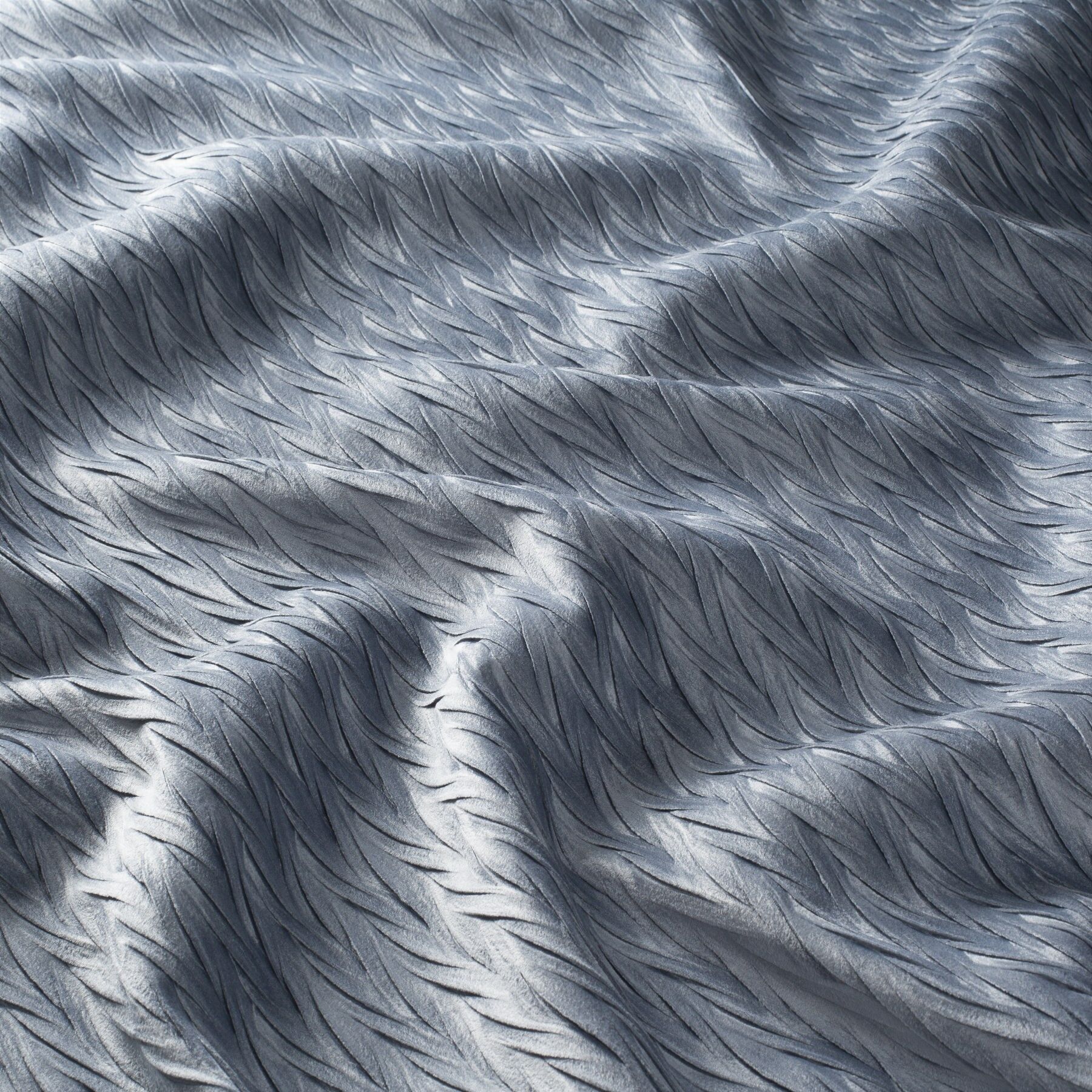 Ch3068 050 Tender Crush Jab Vorhangstoff Meterware Gemustert Blau