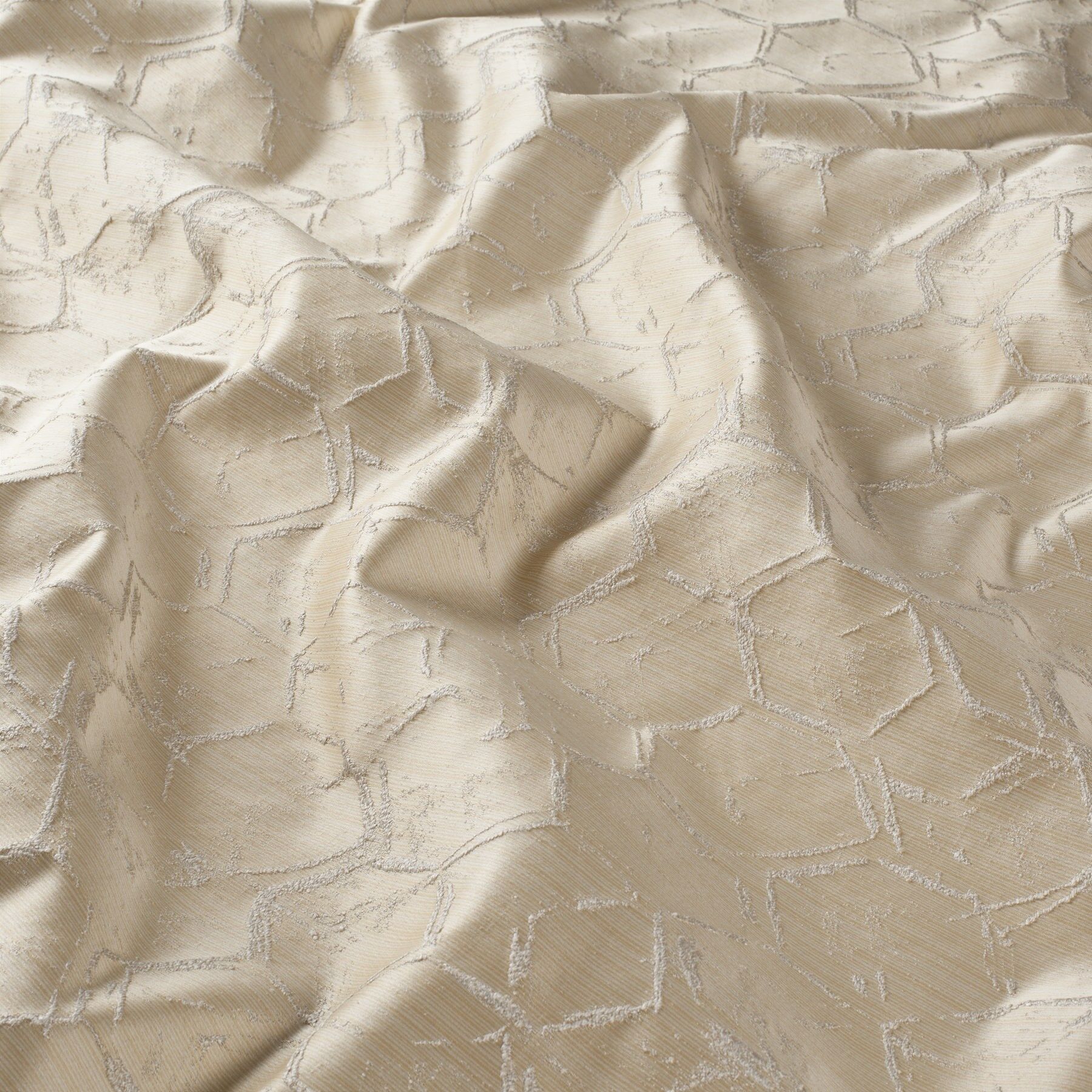 Ja7000 040 Vivace Jab Vorhangstoff Meterware Gemustert Gelb