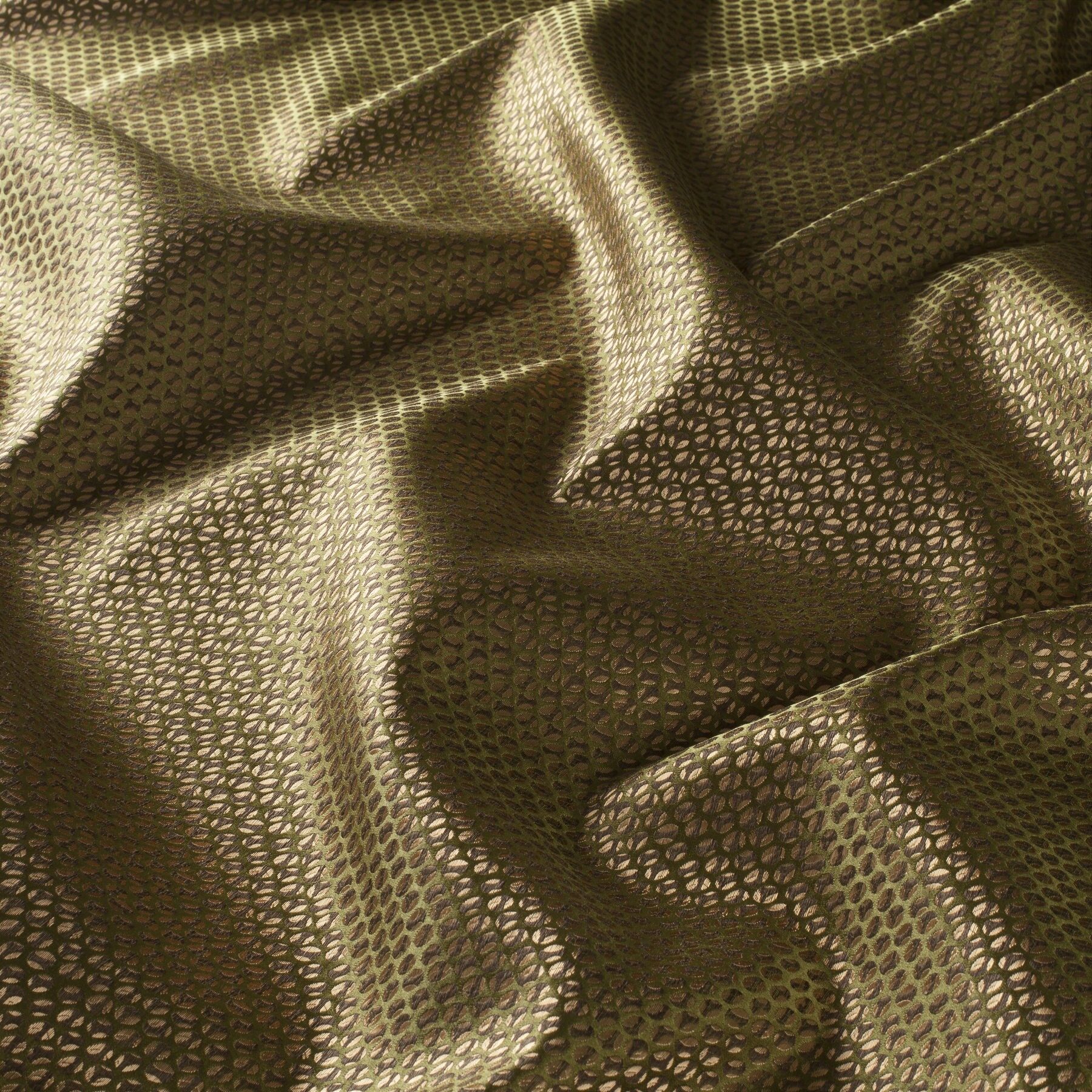 Ja7052 030 Sparkle Jab Vorhangstoff Meterware Gemustert Gruen