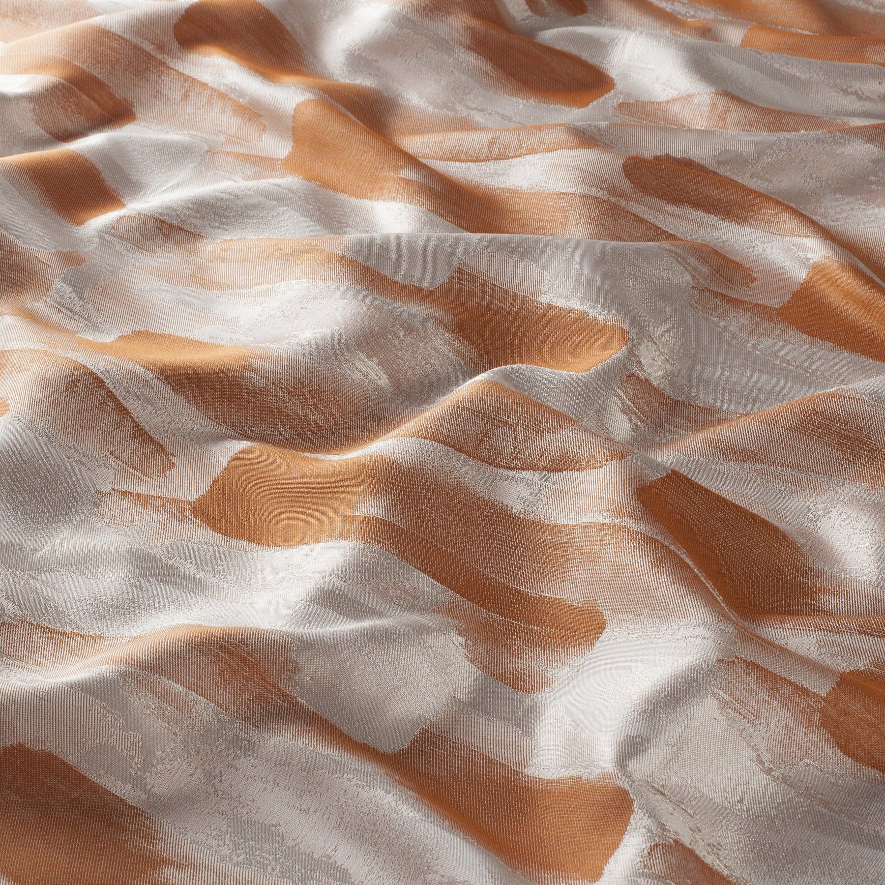 Ja7080 060 Feel Inspired Jab Vorhangstoff Meterware Gemustert Orange