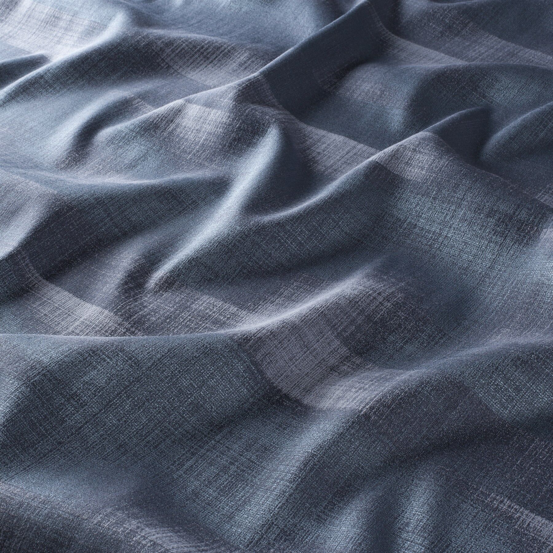 Ja7083 050 Symphony Jab Vorhangstoff Meterware Gemustert Blau