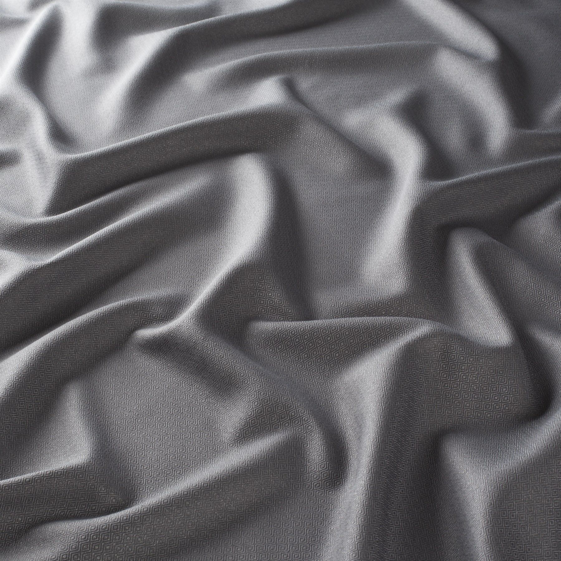 Ch3168 094 Grand Plan Jab Vorhangstoff Meterware Gemustert Grau