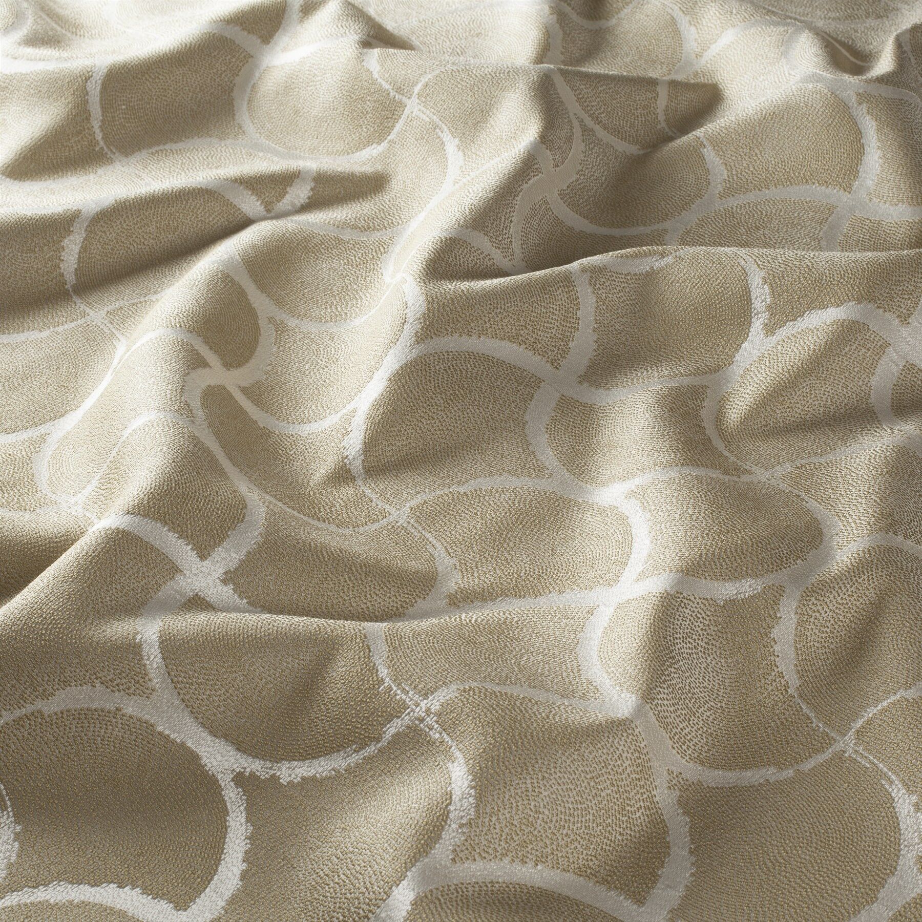 Ja7112 030 Mosaic Jab Vorhangstoff Meterware Gemustert Gruen