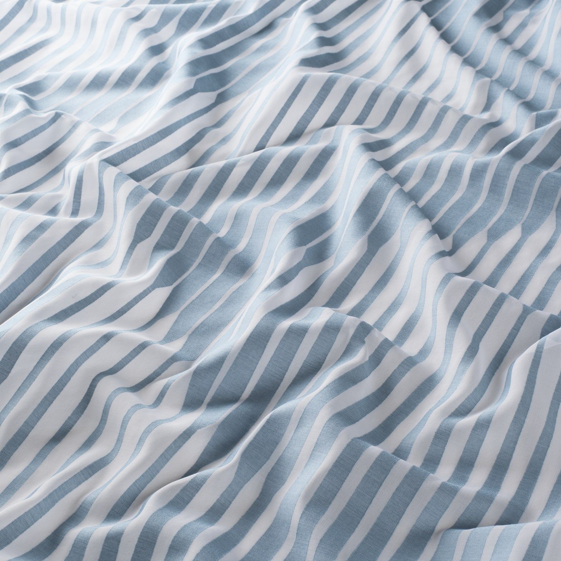 Ja8066 050 Ray Jab Vorhangstoff Meterware Gemustert Blau