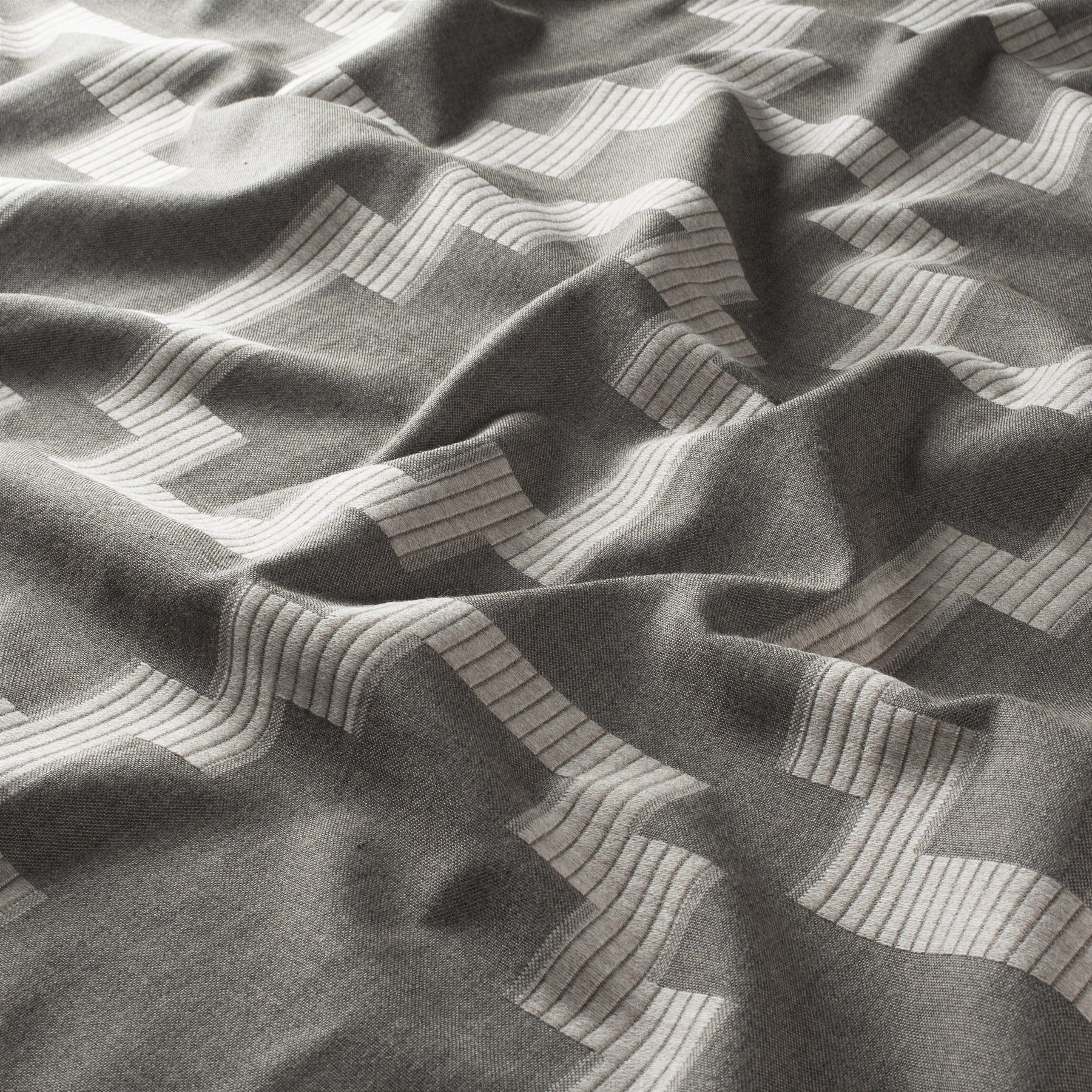 Ch3263 092 Celebrity Jab Vorhangstoff Meterware Gemustert Grau