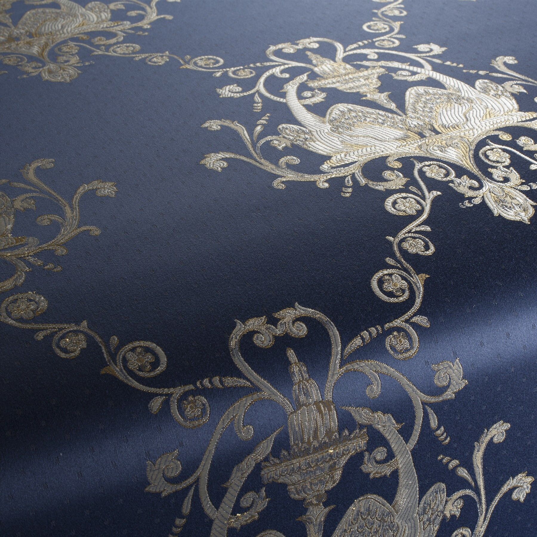 Ja2016 051 Languedoc Franzoesische Polsterstoffe Blau