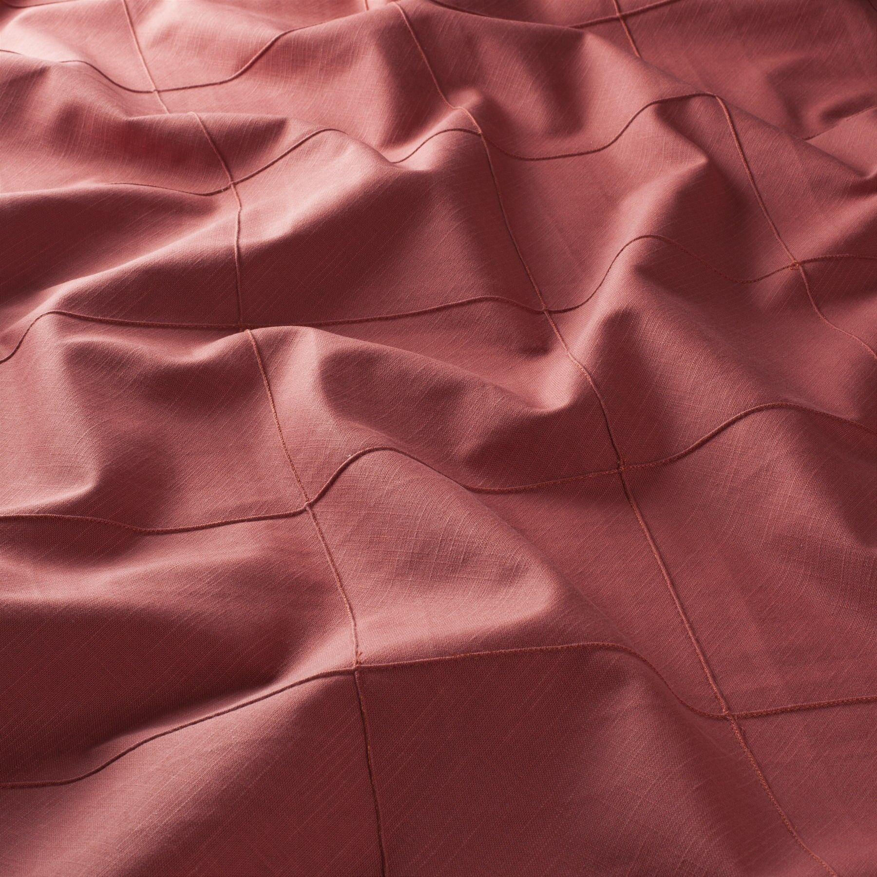 Ja6167 010 Chester Jab Vorhangstoff Meterware Gemustert Rot