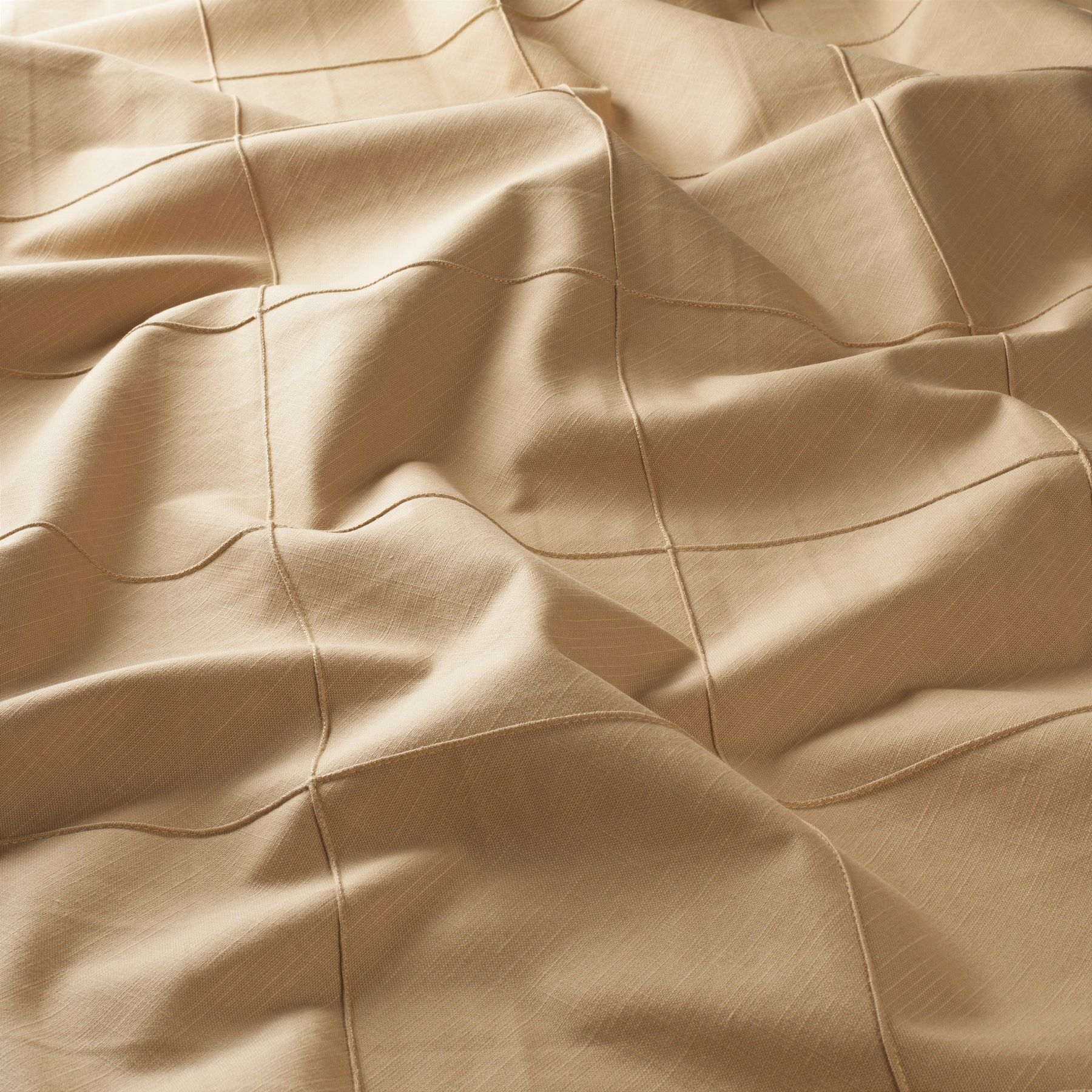 Ja6167 041 Chester Jab Vorhangstoff Meterware Gemustert Gelb Orange