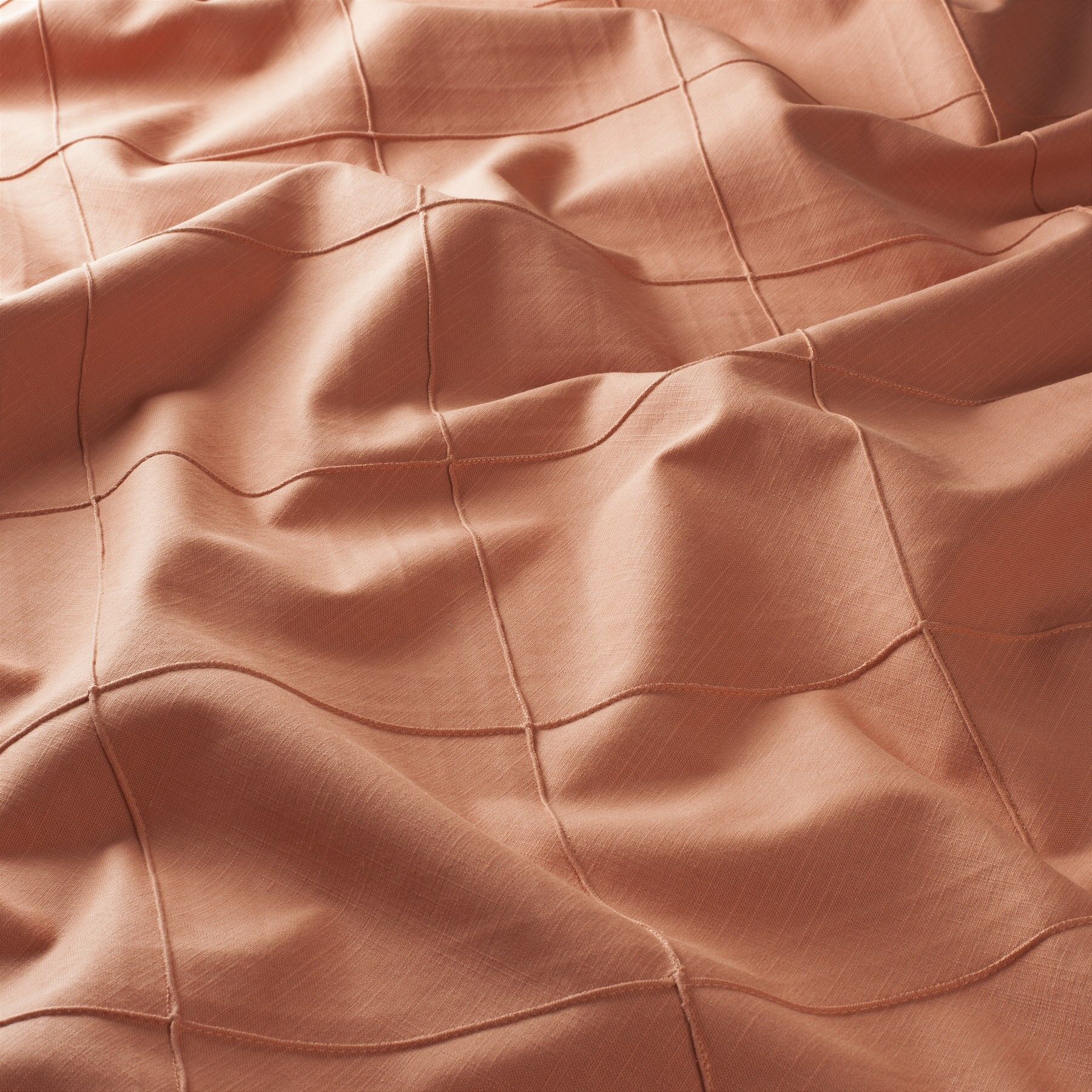 Ja6167 060 Chester Jab Vorhangstoff Meterware Gemustert Orange