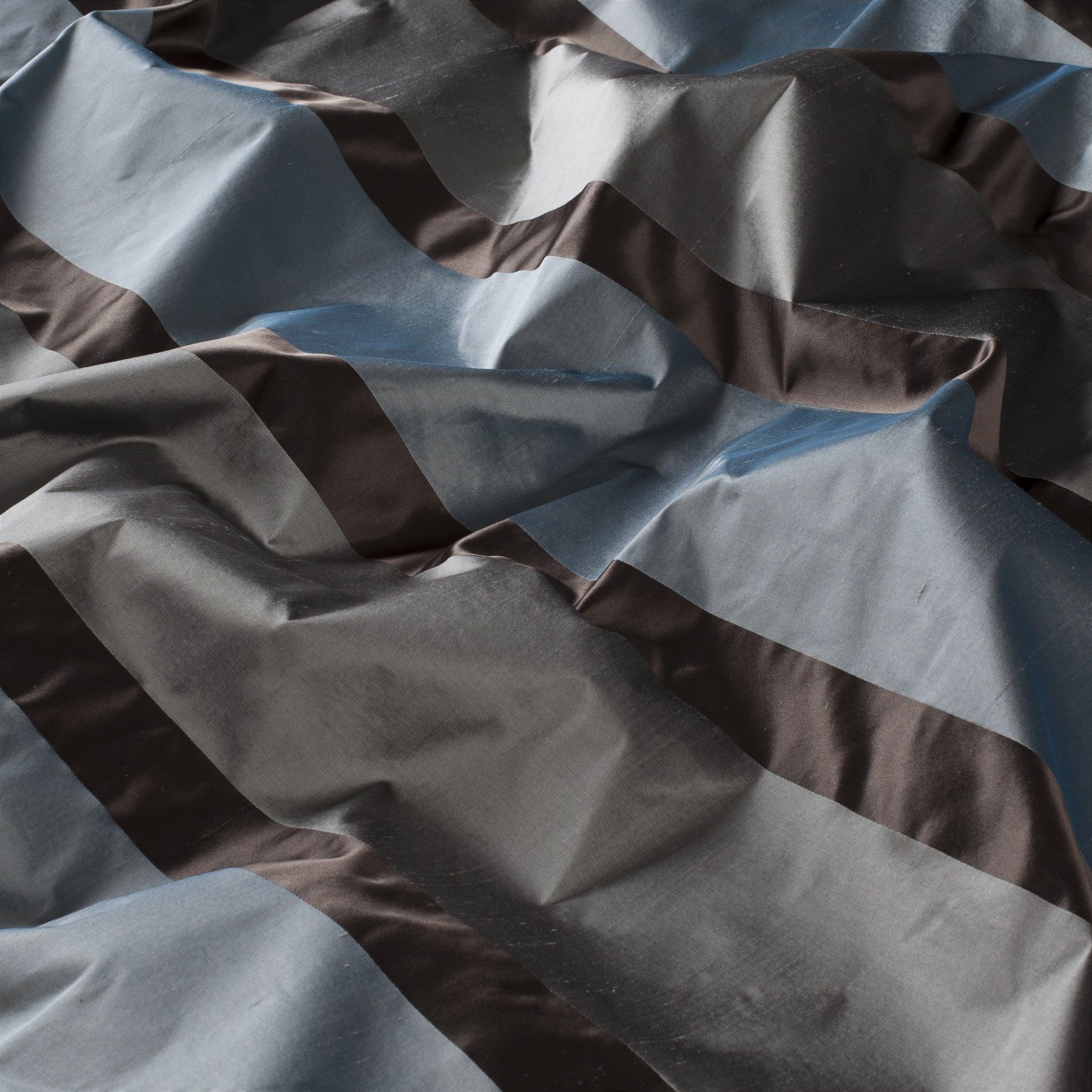 9 7917 050 Aloro Jab Vorhangstoff Meterware Gestreift Blau