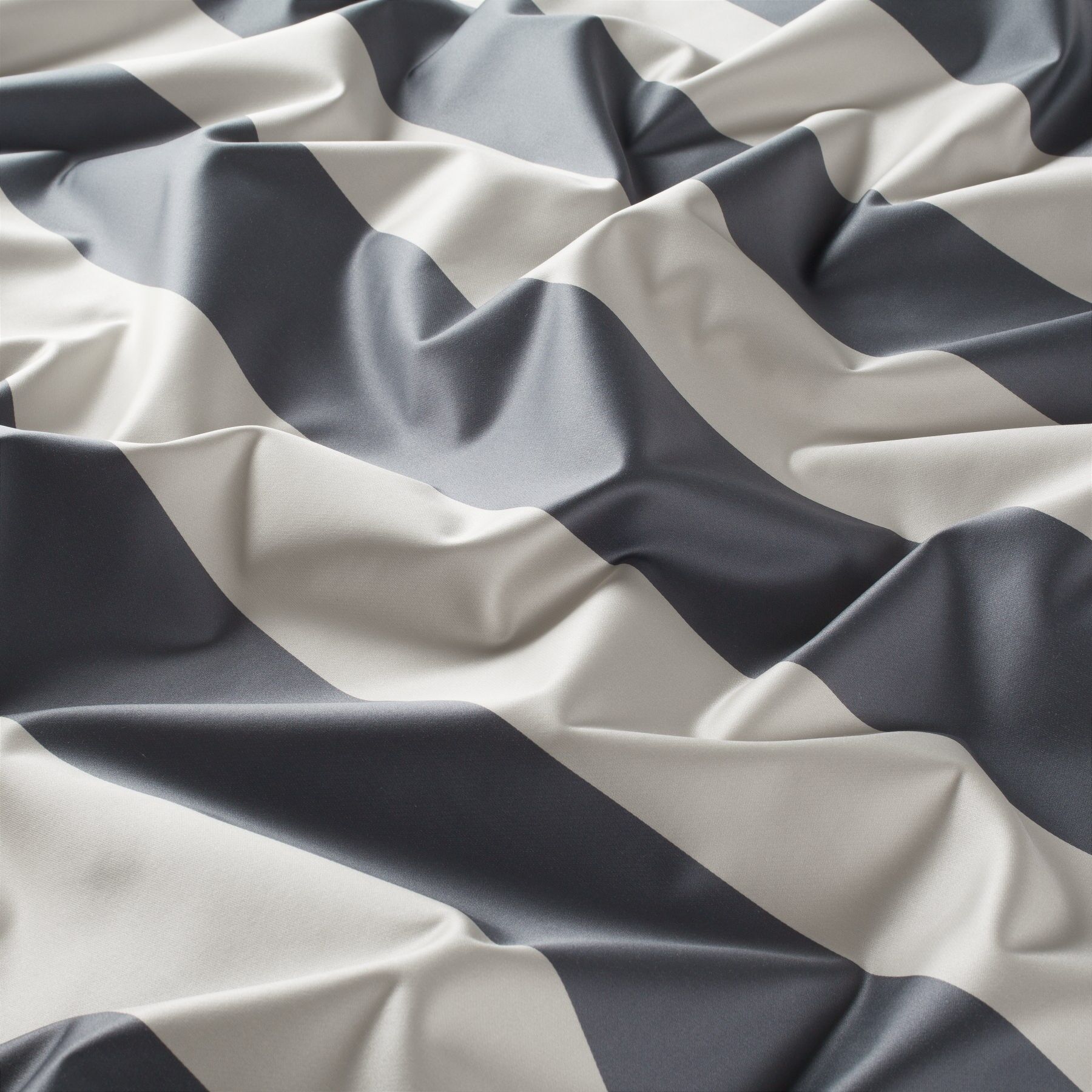 9 7692 094 Superstar Jab Vorhangstoff Meterware Gestreift Grau