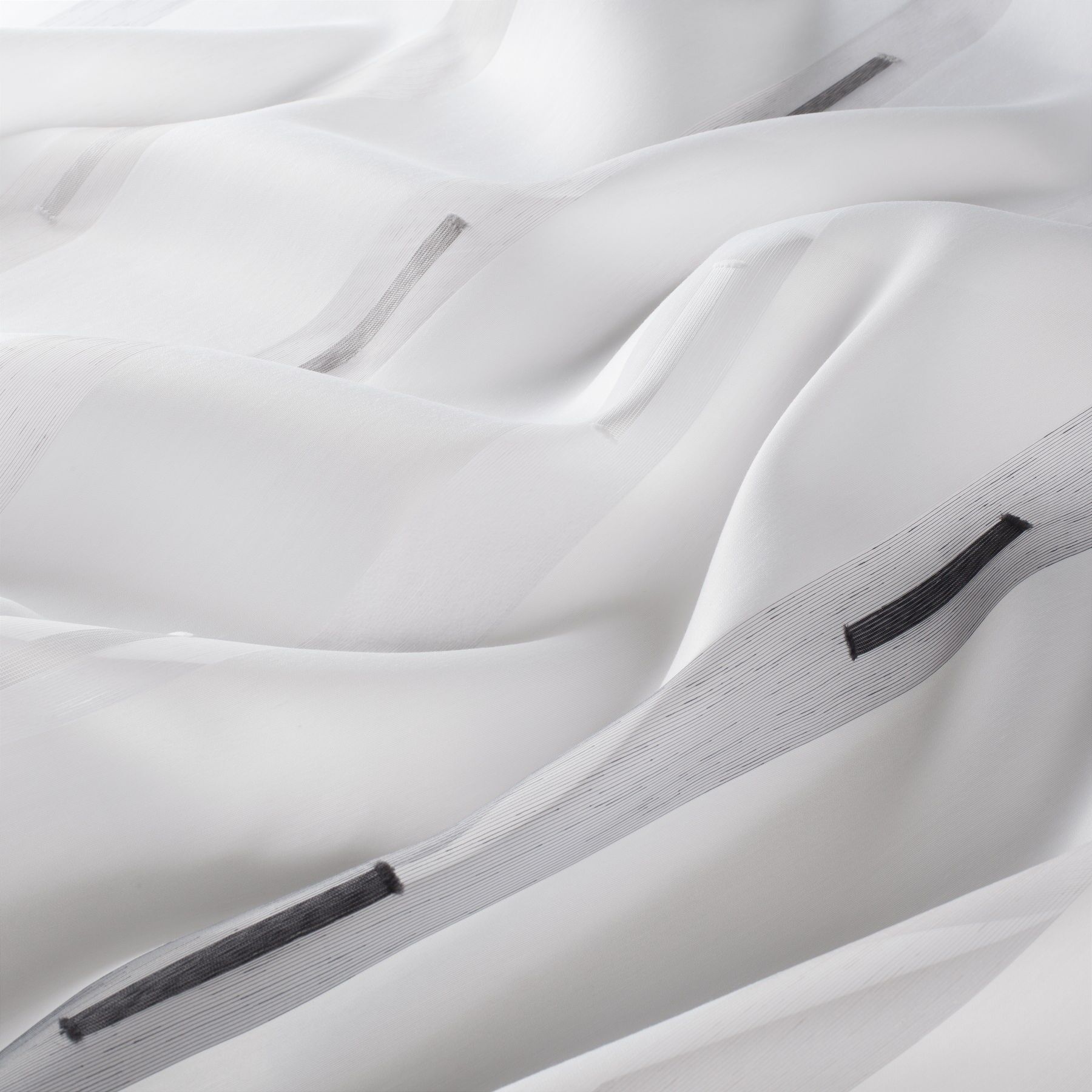 8 1914 091 Rainbow Jab Vorhangstoff Meterware Gemustert Weiss Grau 8 1914 091 Rainbow Jab Vorhangstoff Meterware Gemustert Weiss Grau