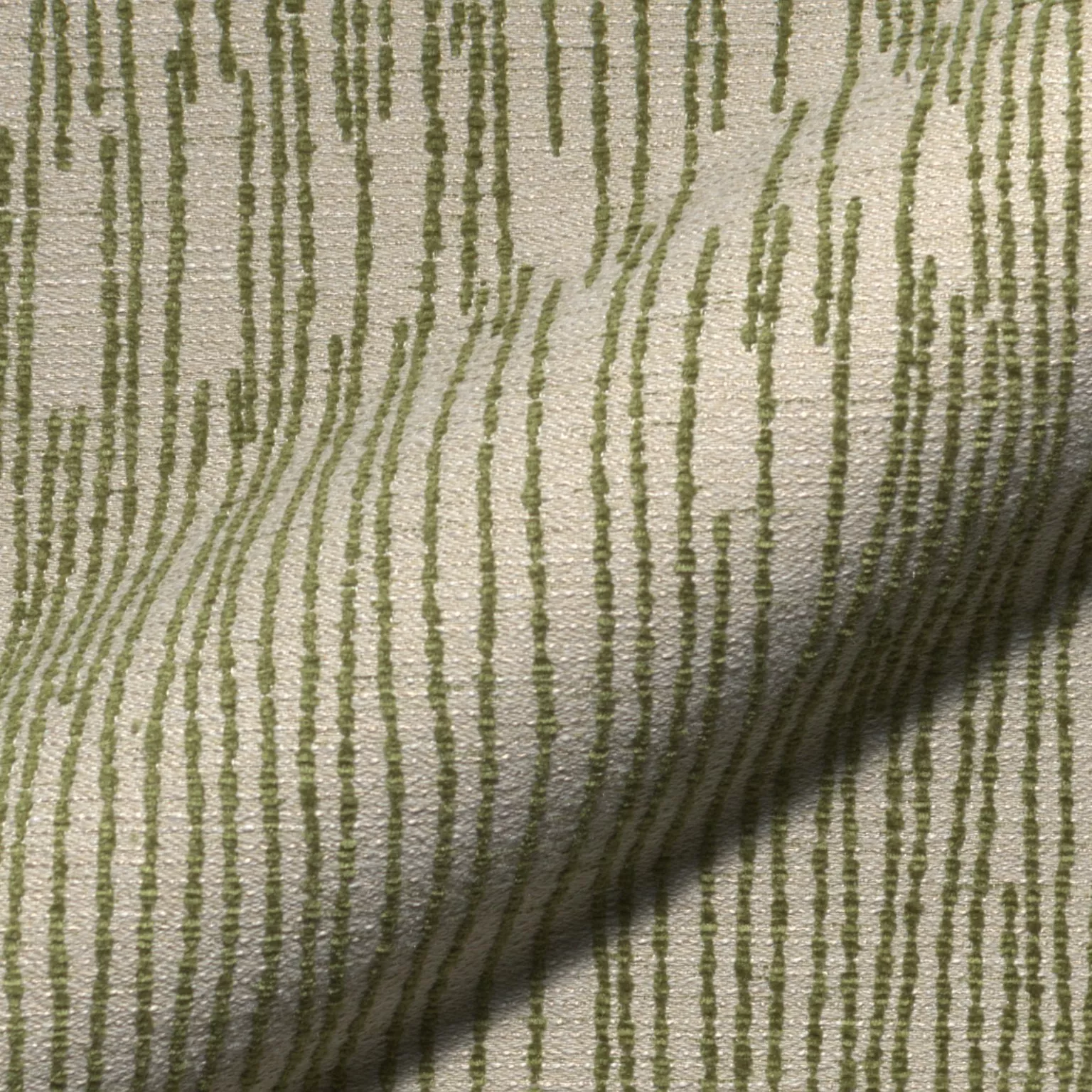 Mikado 900 Hoepke Q2 Square Moebelstoff Gemustert Beige Gruen