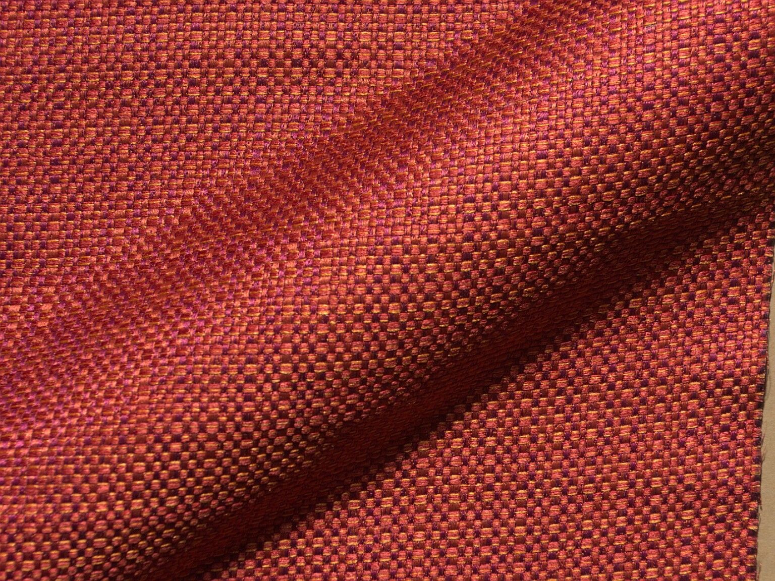 Detroit Fr 5603 Hoepke Moebelstoff Schwer Entflammbar Meliert Rot