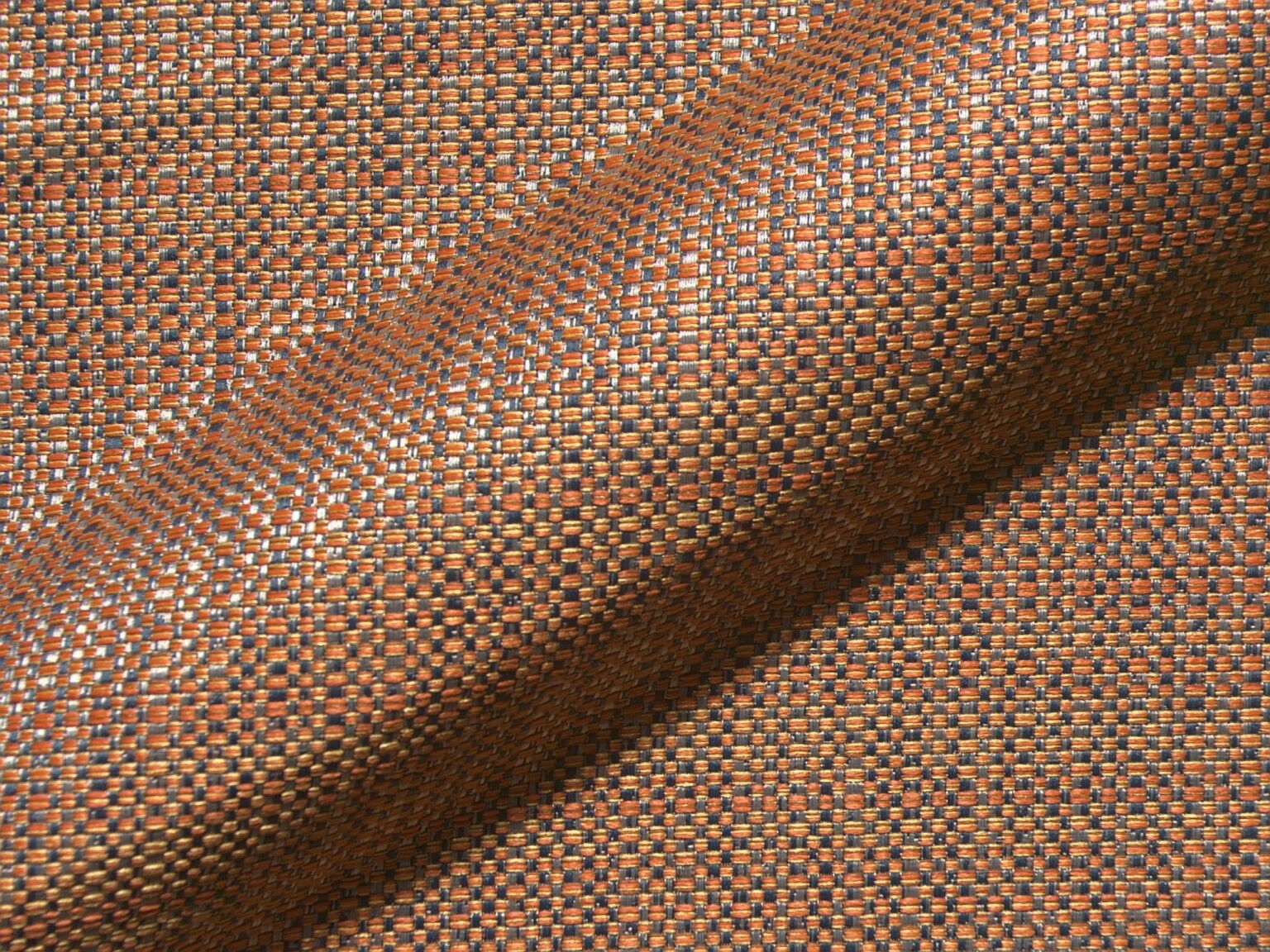 Detroit Fr 622 Hoepke Moebelstoff Schwer Entflammbar Meliert Orange