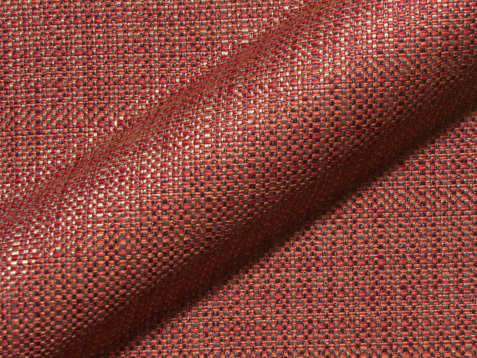 Detroit Fr 626 Hoepke Moebelstoff Schwer Entflammbar Meliert Rot