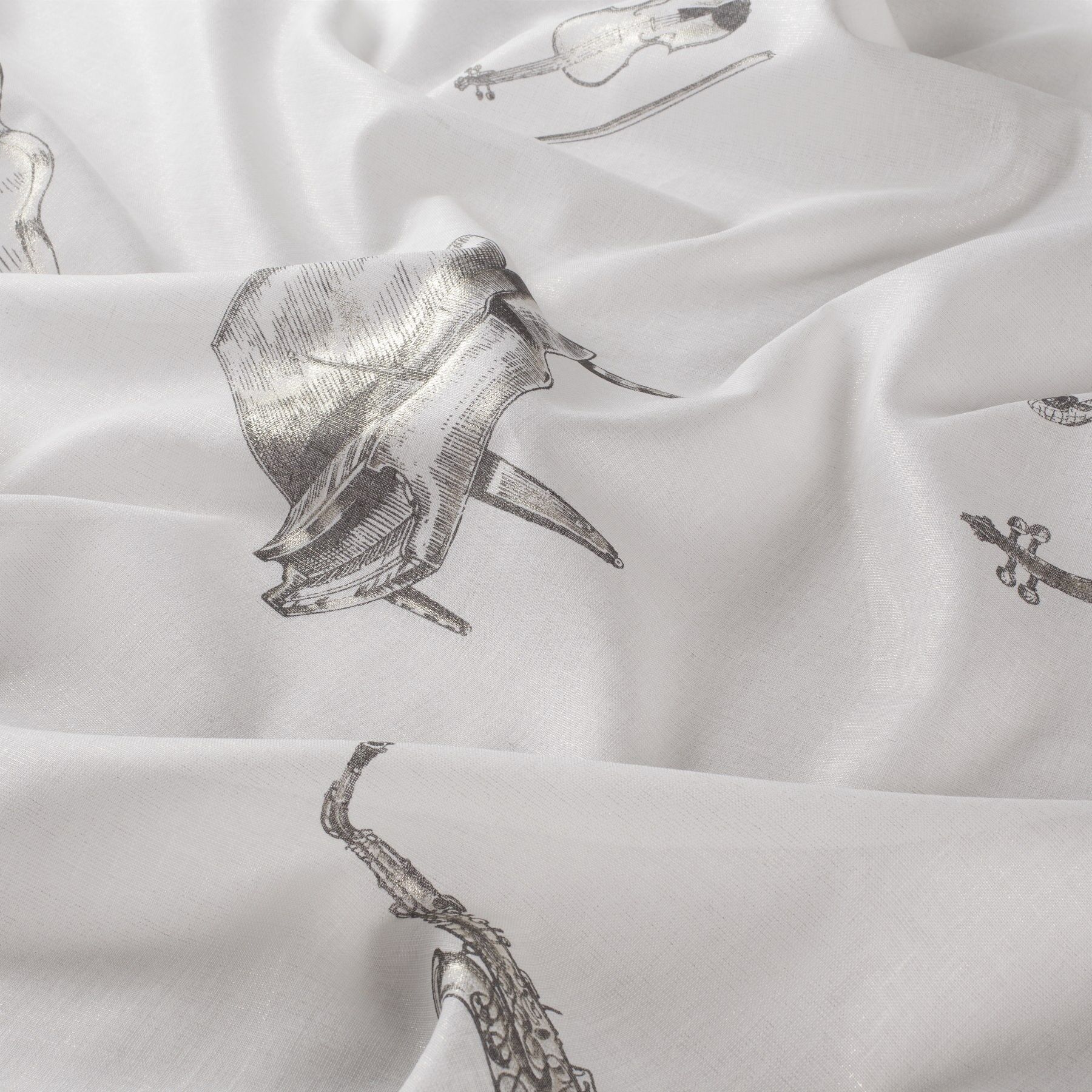 Ja8019 070 Harmony Jab Gardinenstoff Meterware Musikinstrumente Gemustert Ja8019 070 Harmony Jab Gardinenstoff Meterware Musikinstrumente Gemustert