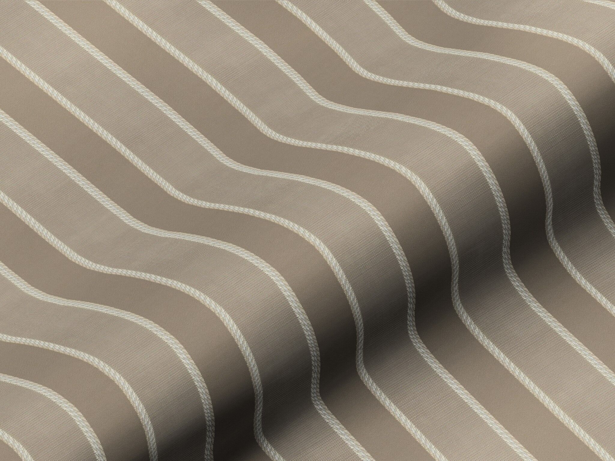 62775800 Classic Selection Saum Und Viebahn Polsterstoff Antik Gestreift Braun