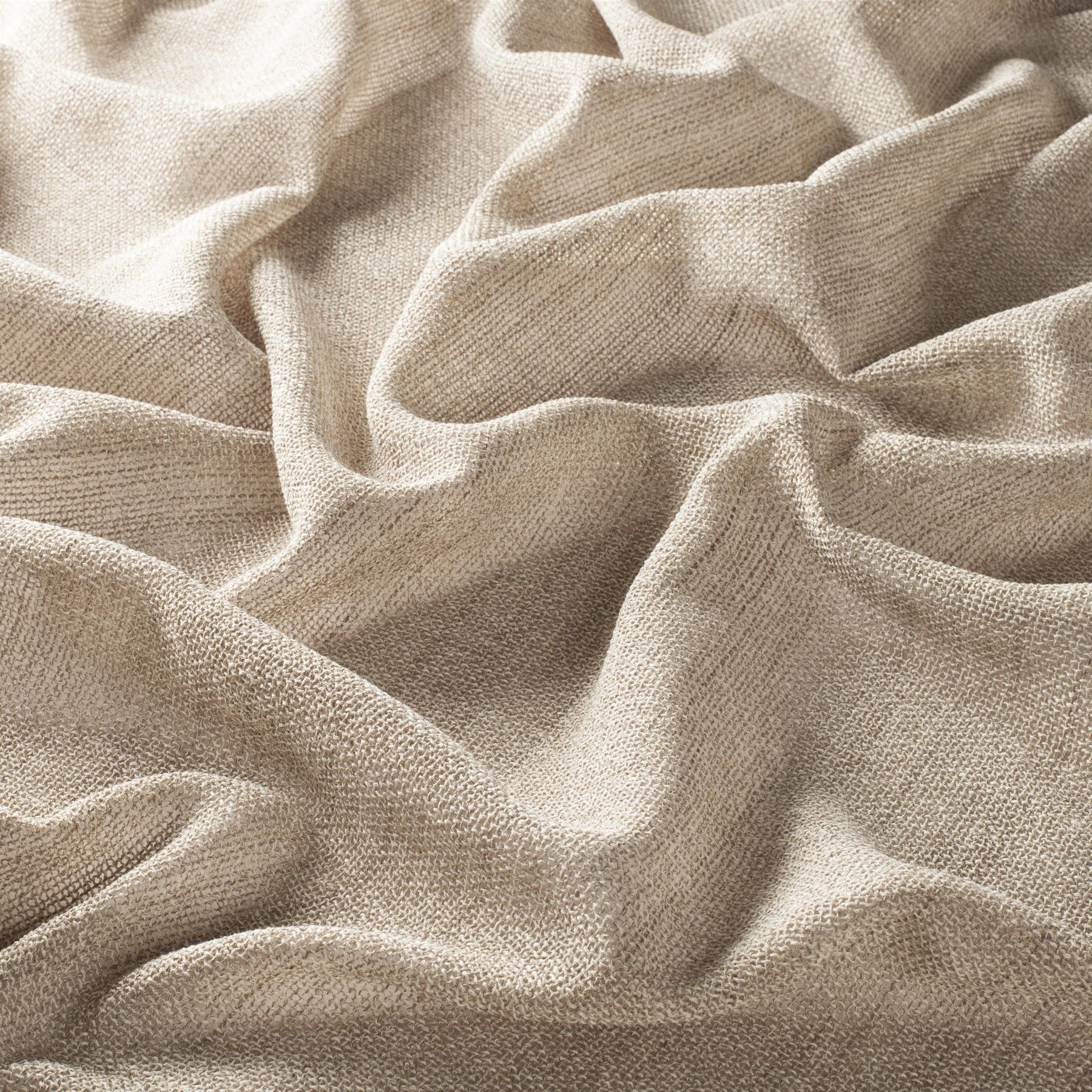 Cl4042 071 Chivasso Gardinenstoff Meterware Halbtransparent Beige