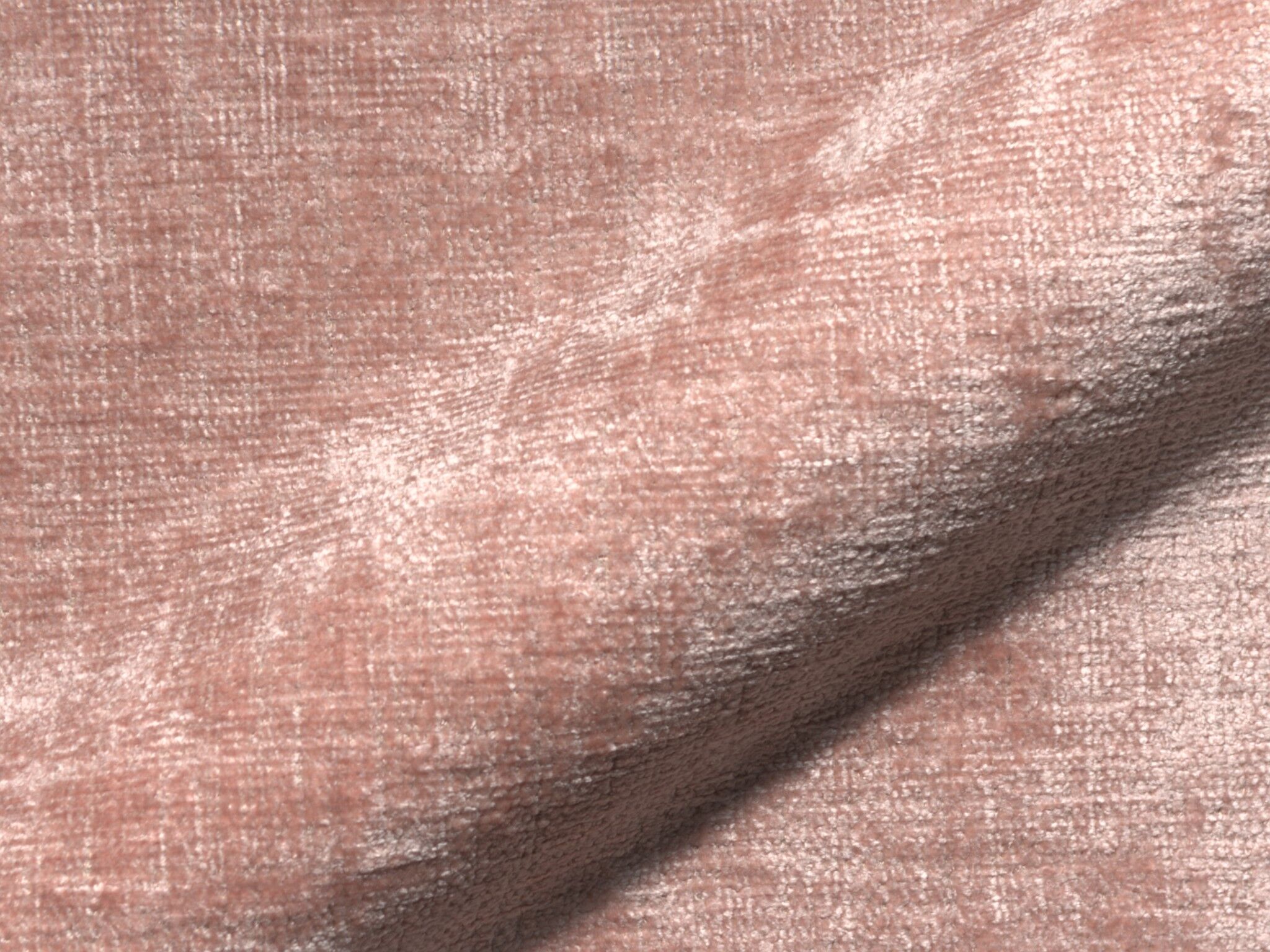 Molino 527 Weicher Chenille Polsterstoff Moebelstoff Hoepke Rosa