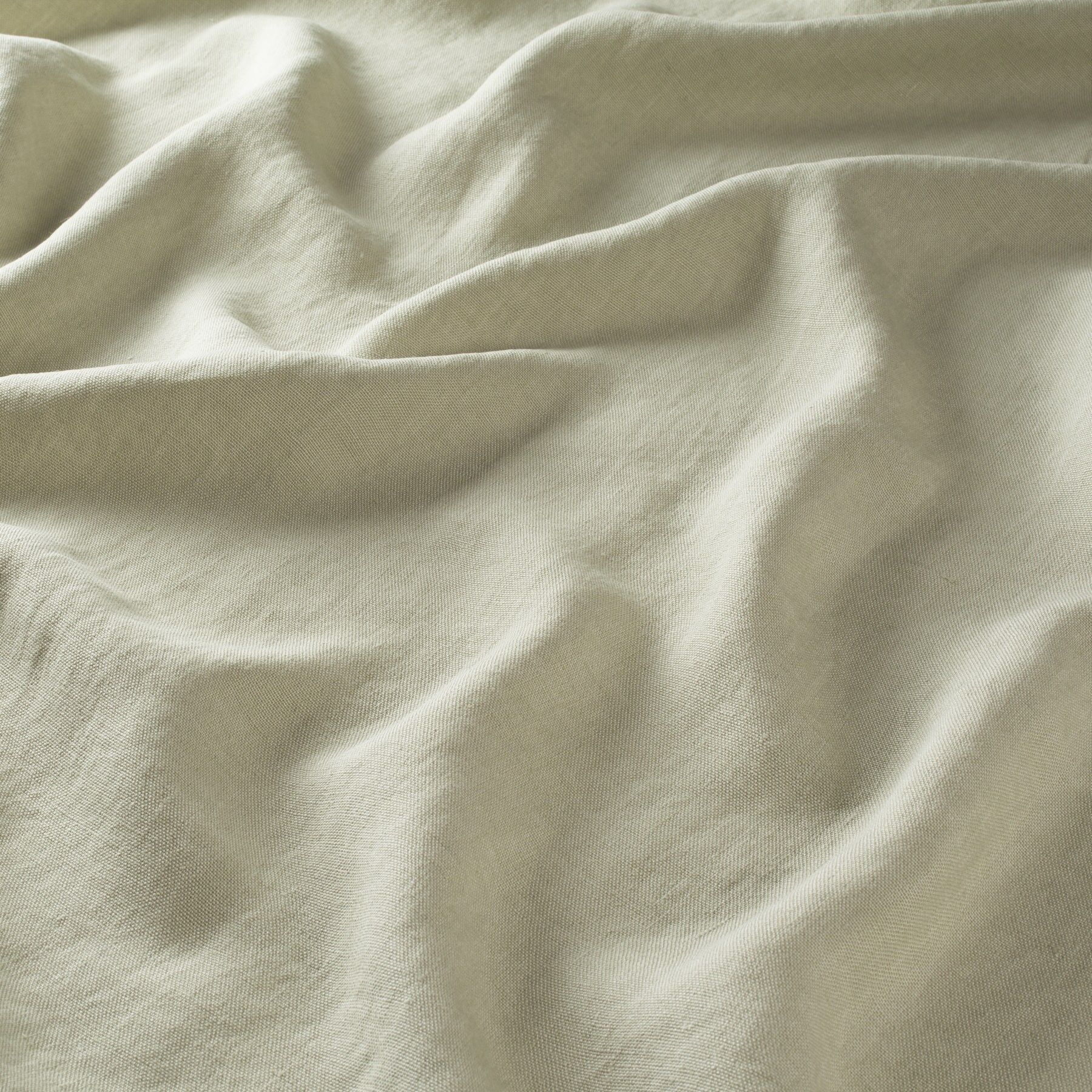 Ch2985 036 Honest Reboot Leinen Vorhang Grün