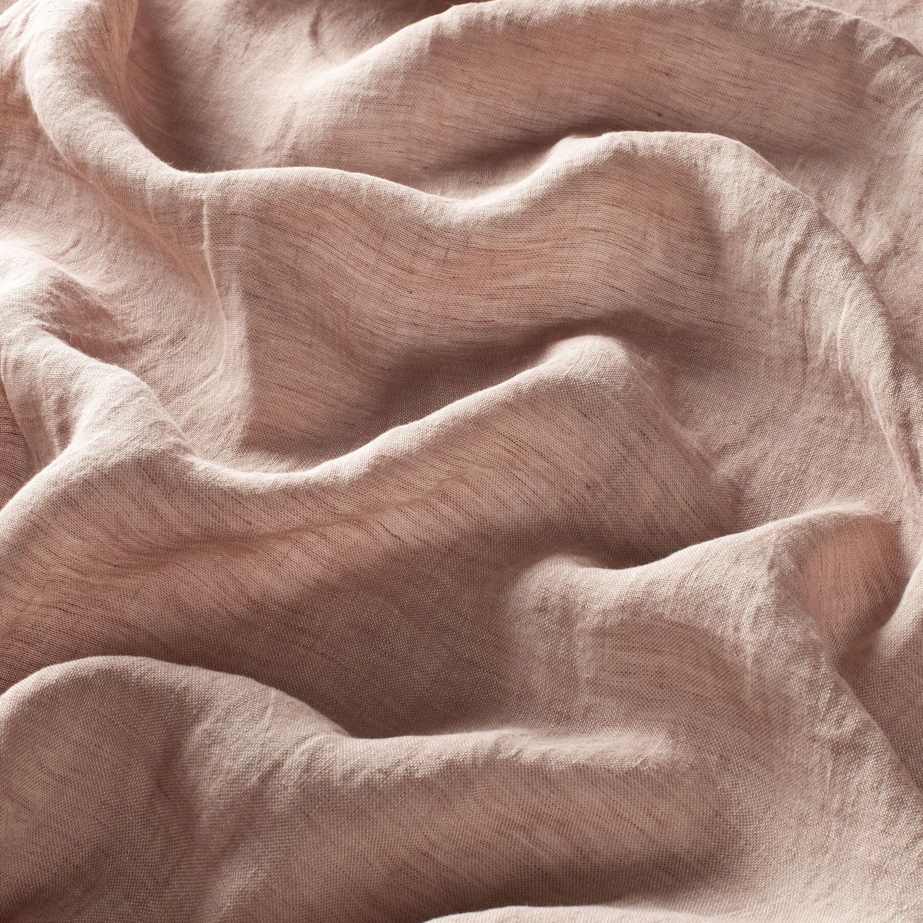 Ch2451 063 Sutton House Gardinenstoff Leinen Meterware Rosa