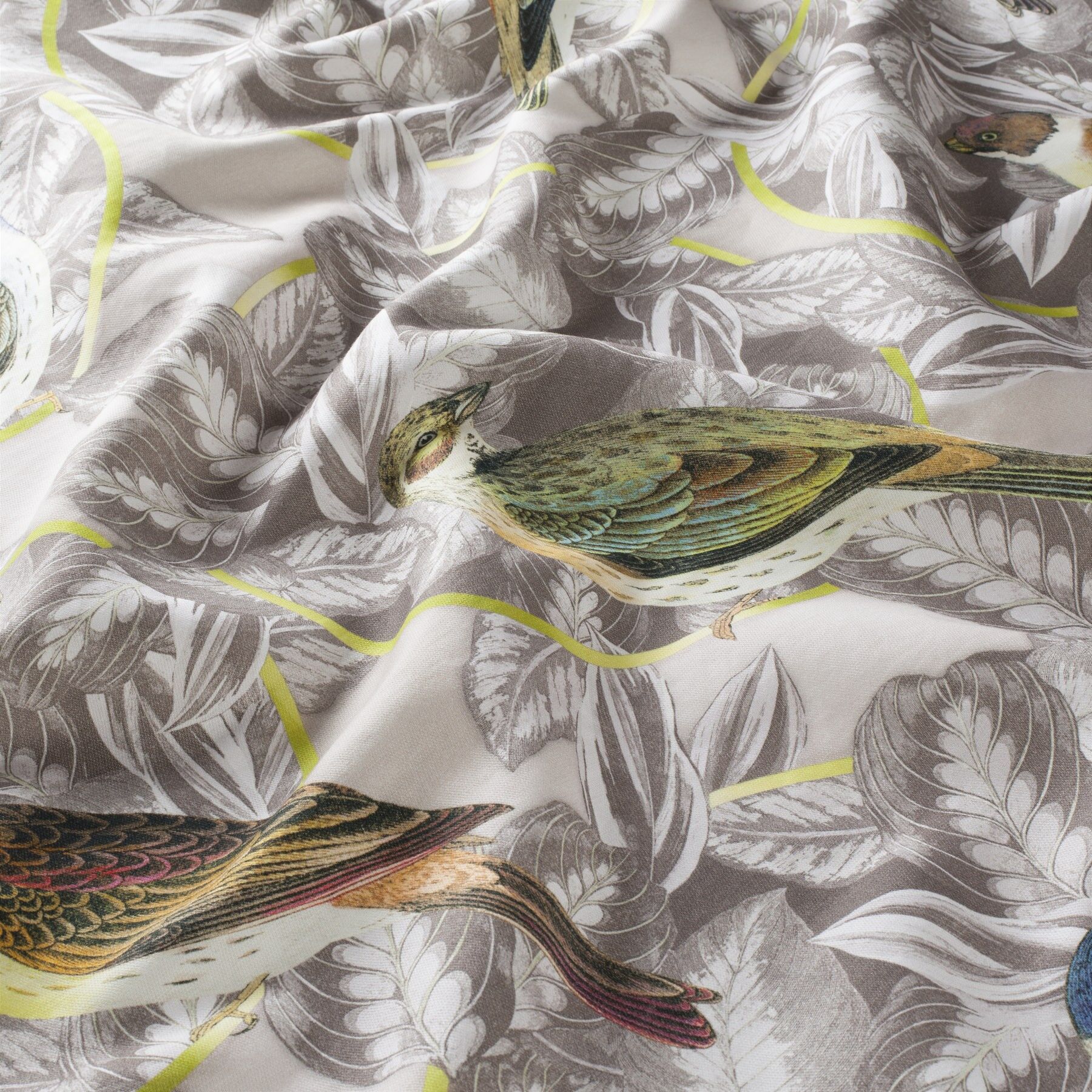 Ca1665 070 Hidden Paradise Jab Vorhangstoff Meterware Gemustert Beige