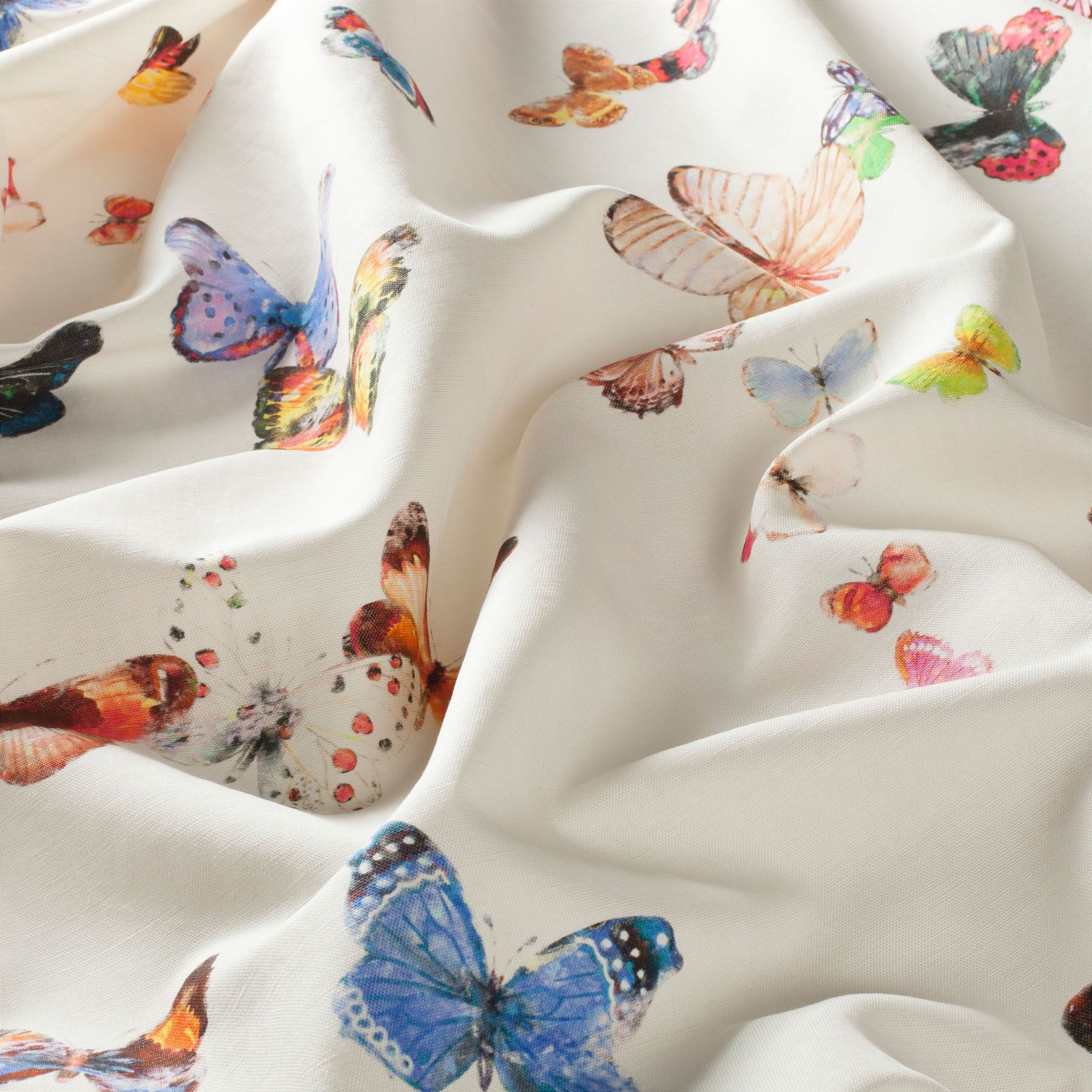 Ch2720 060 Fly With Me Jab Vorhangstoff Meterware Gemustert Bunt