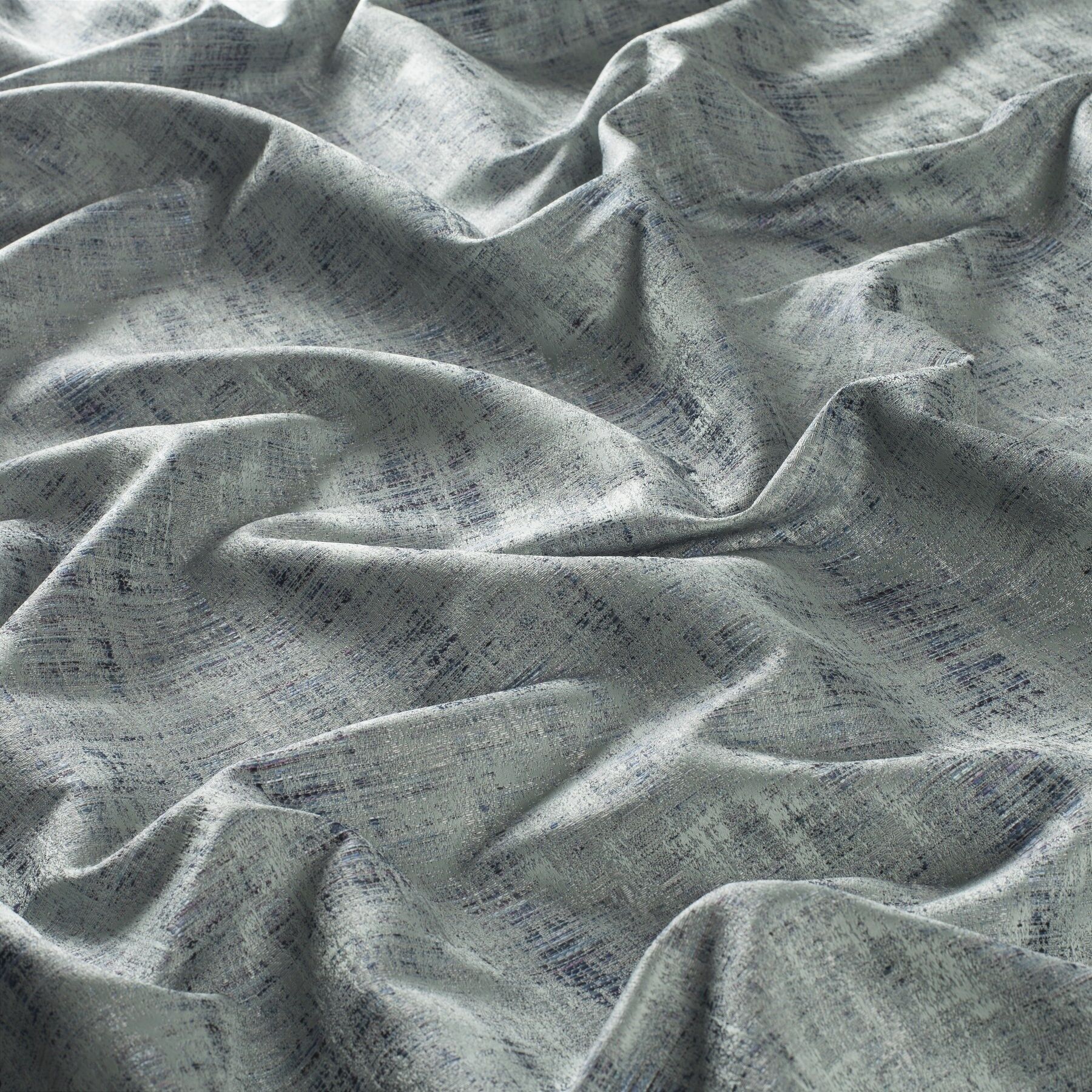 9 7877 080 Kalahari Jab Vorhangstoff Meterware Gemustert Blau