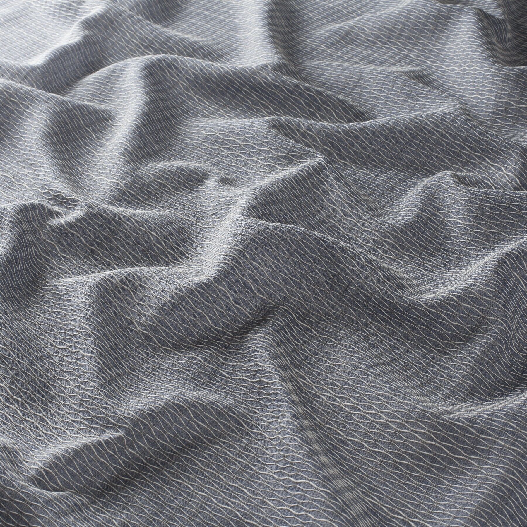 Ca1744 051 Into The Light Jab Vorhangstoff Meterware Gemustert Blau