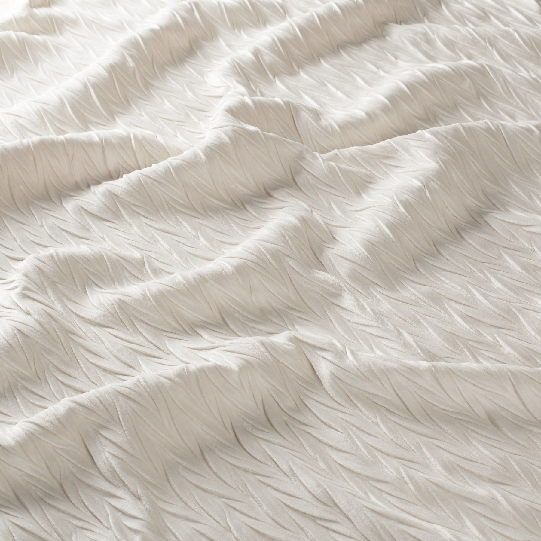 Ch3068 070 Tender Crush Jab Vorhangstoff Meterware Gemustert Creme Beige