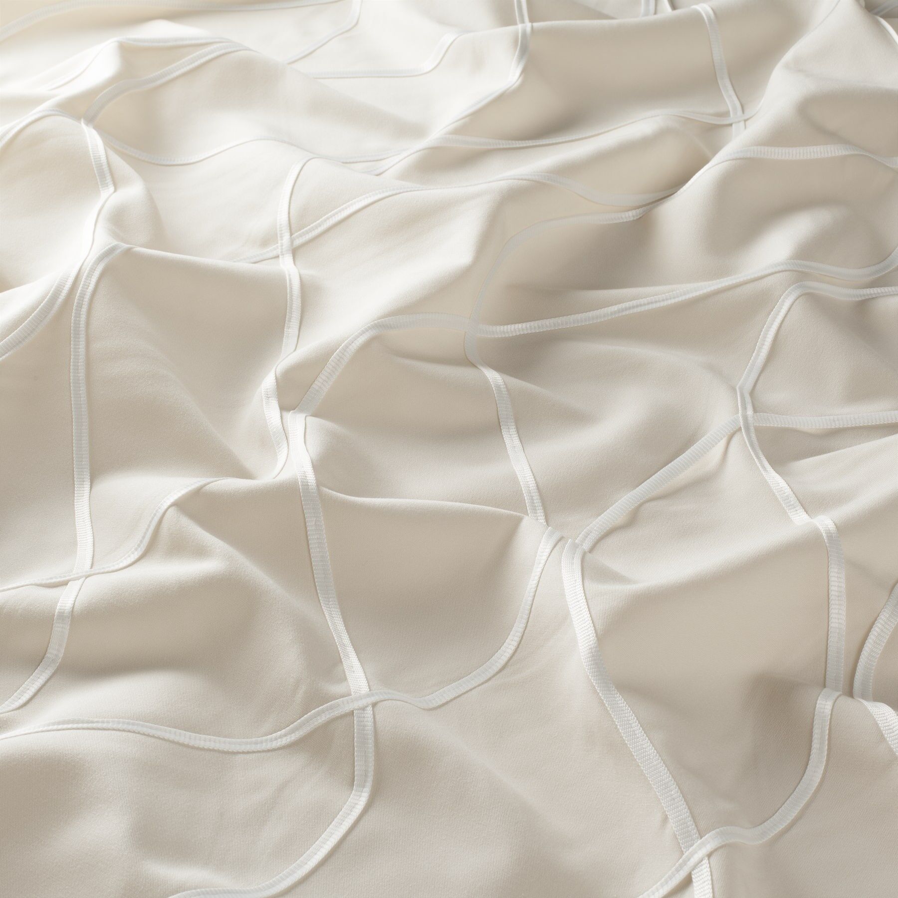 Ja7097 070 Bondy Jab Vorhangstoff Meterware Gemustert Beige