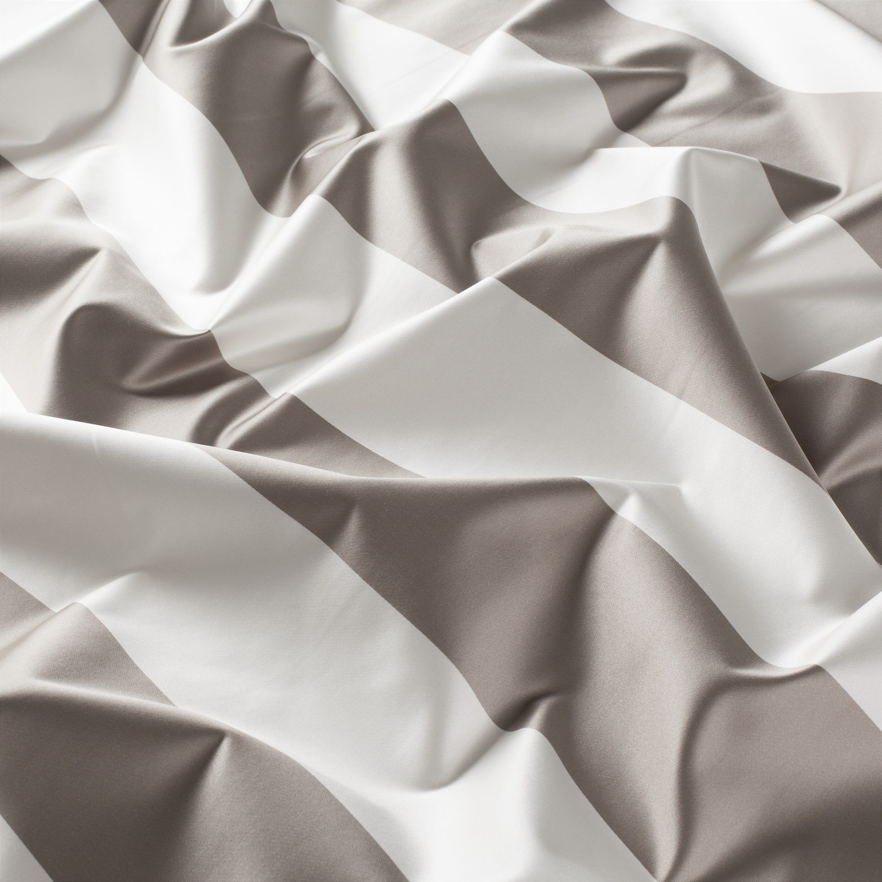 9 7692 077 Superstar Jab Vorhangstoff Meterware Gestreift Beige Grau