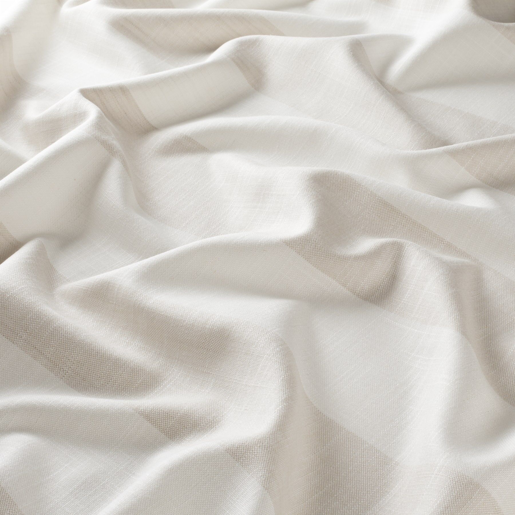 Ja7043 070 Bahati Jab Vorhangstoff Meterware Gestreift Beige