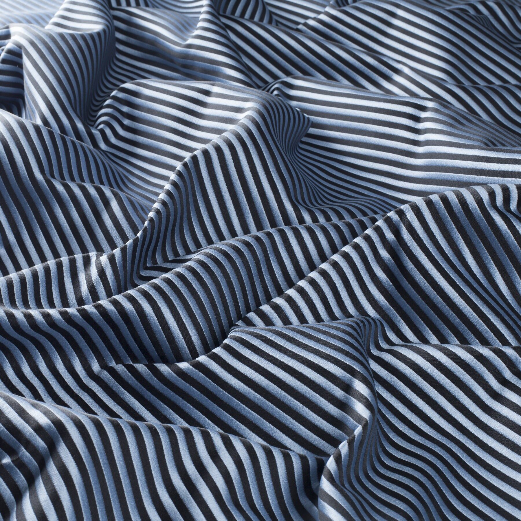 9 7744 051 Accendo Jab Vorhangstoff Meterware Gestreift Blau