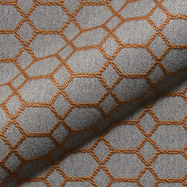 Dimension 107 Hoepke Q2 Studioline Vol. 1 Moebelstoff Gemustert Grau Orange Dimension 107 Hoepke Q2 Studioline Vol. 1 Moebelstoff Gemustert Grau Orange